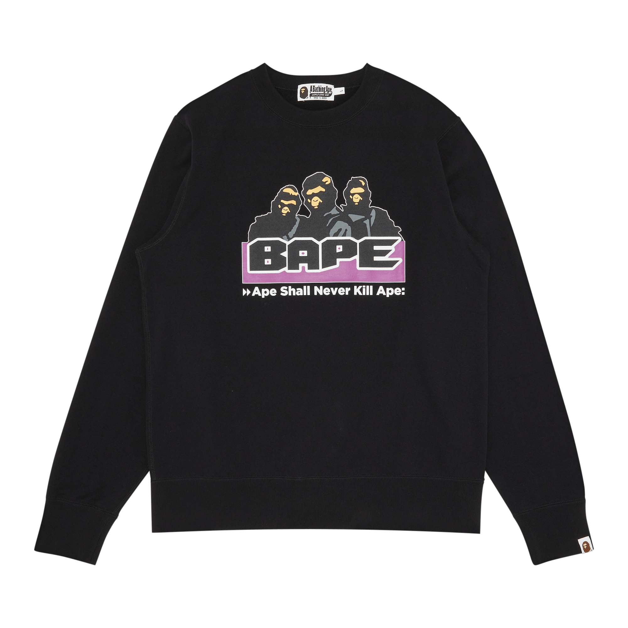 Pre-owned Bape Goat Exclusive  Archive Crewneck In Black