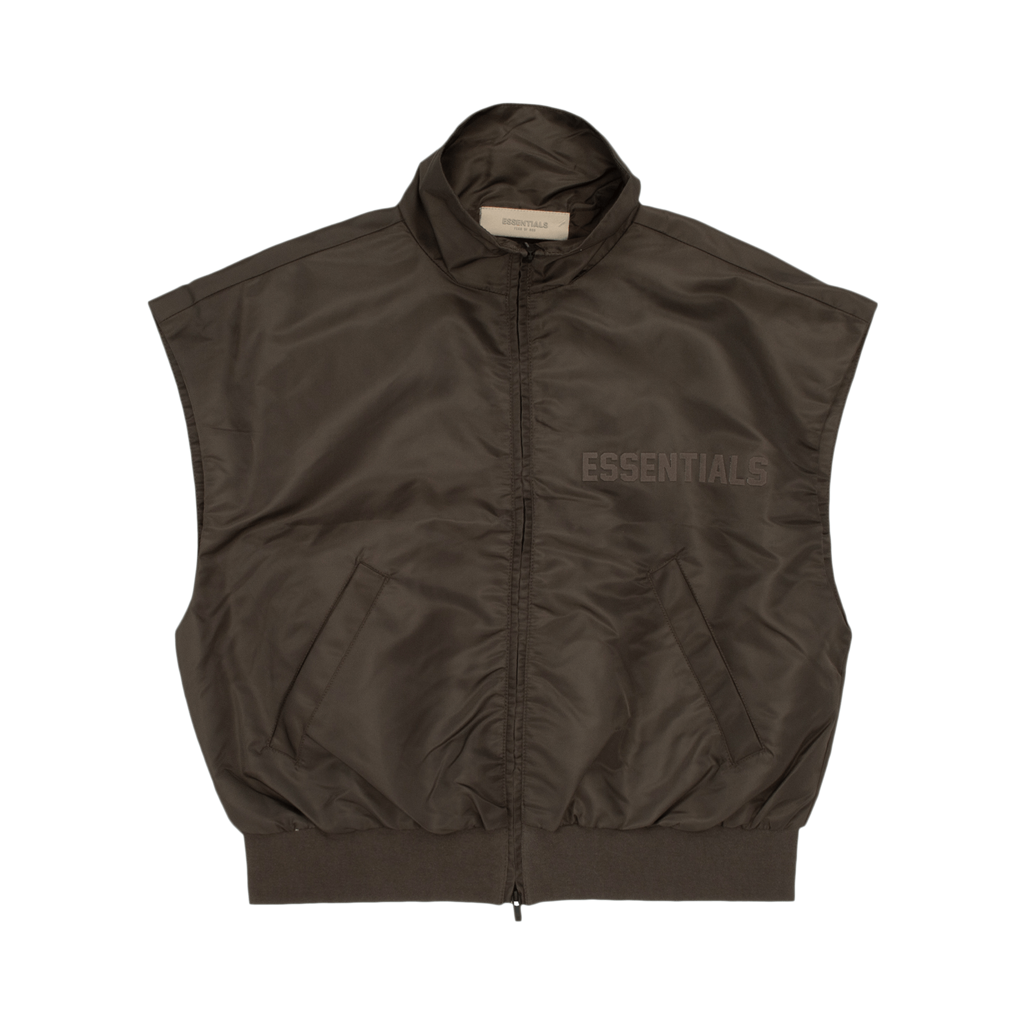 Pre-owned Essentials Running Vest 'off Black'