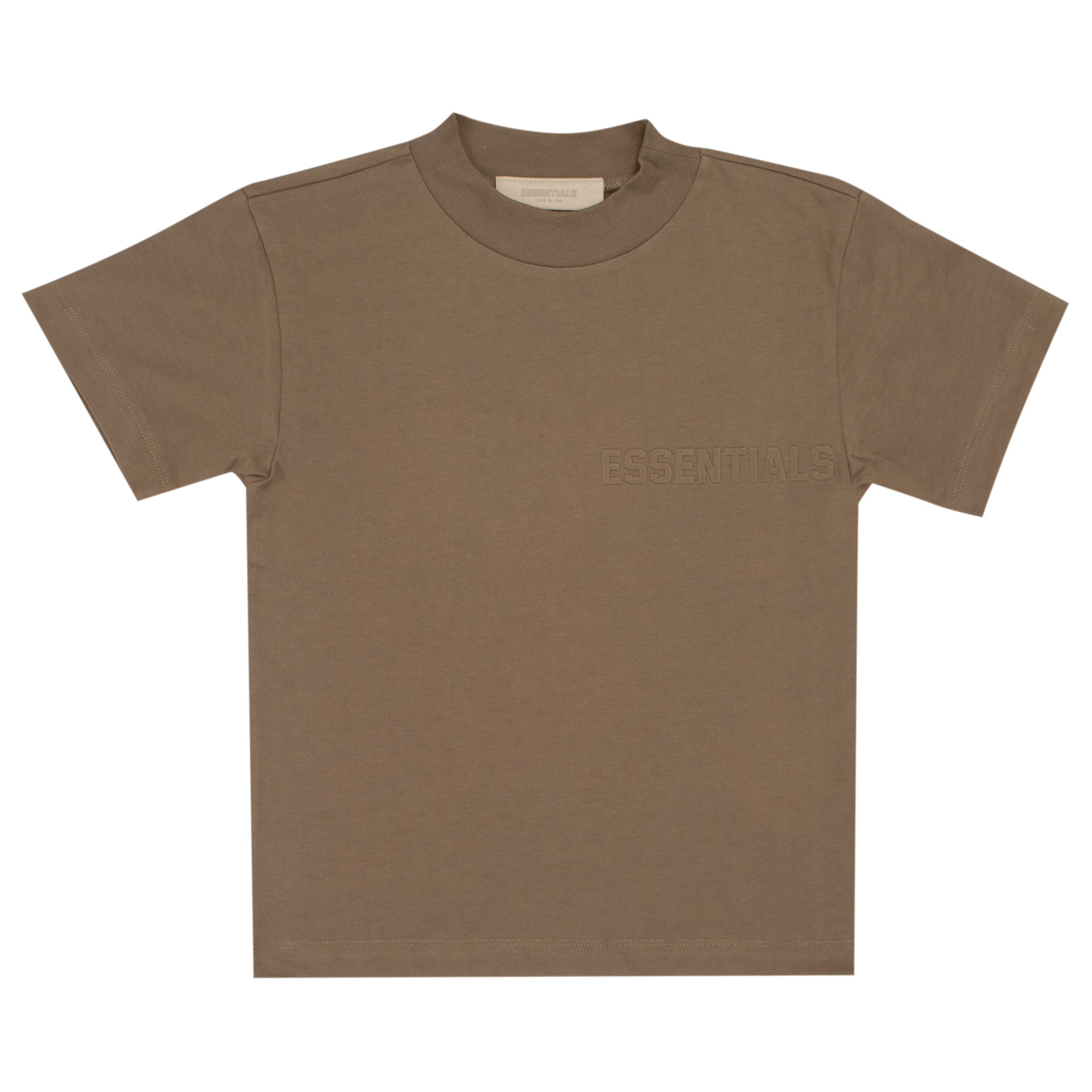 Pre-owned Essentials Short-sleeve Tee 'wood' In Brown
