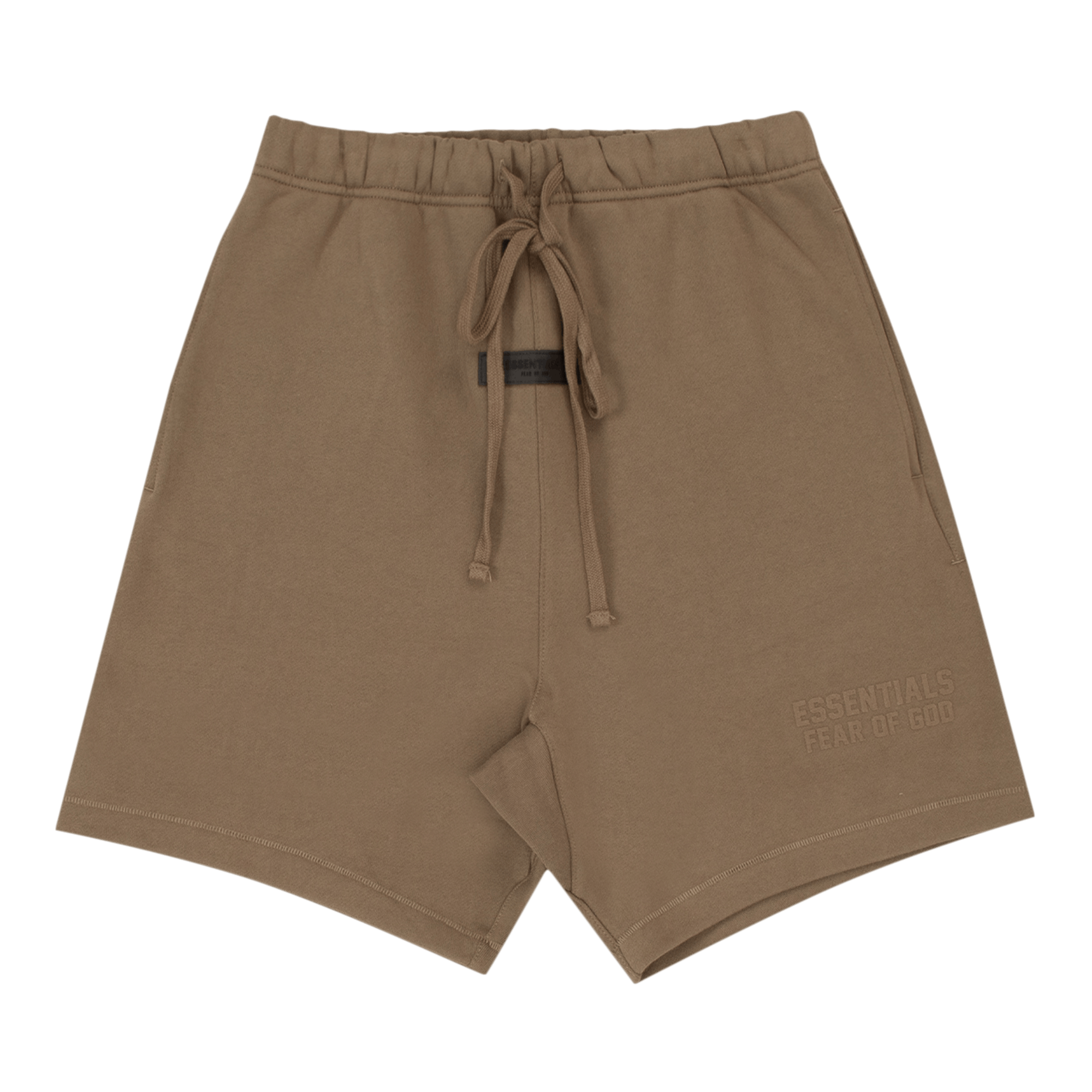 Pre-owned Essentials Fear Of God  Shorts 'wood' In Brown