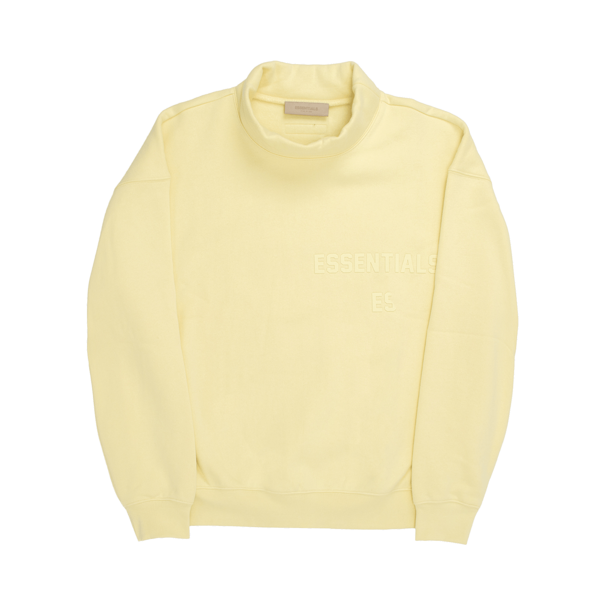 Pre-owned Essentials Fear Of God  Mockneck 'canary' In Yellow