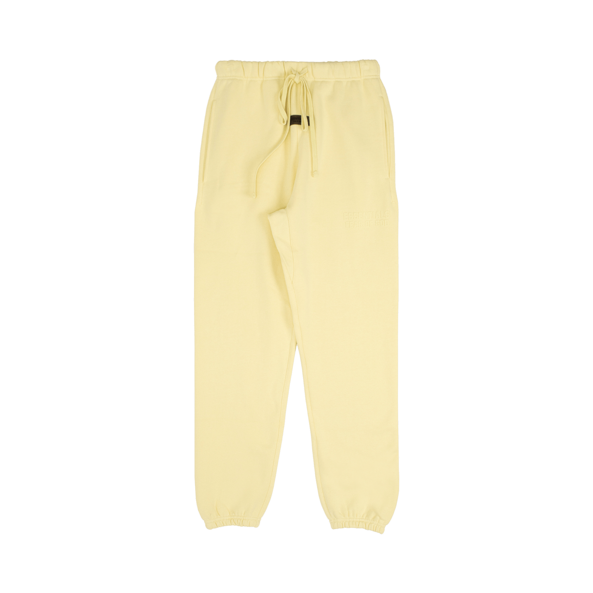 Pre-owned Essentials Fear Of God  Sweatpant 'canary' In Yellow