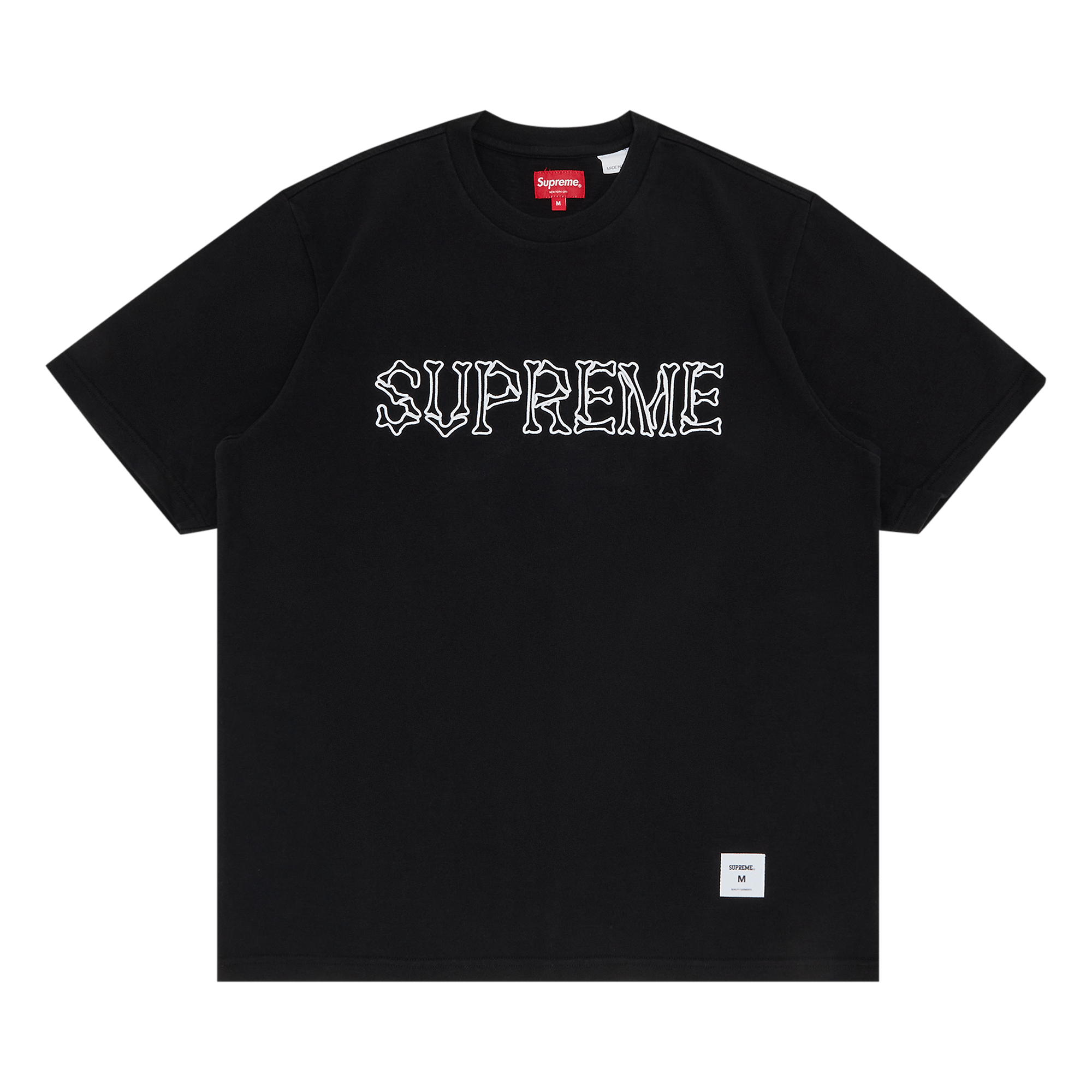 Click to view more detailed imagery on our partner's website Pre-owned Supreme Bones Short-sleeve Top 'black'