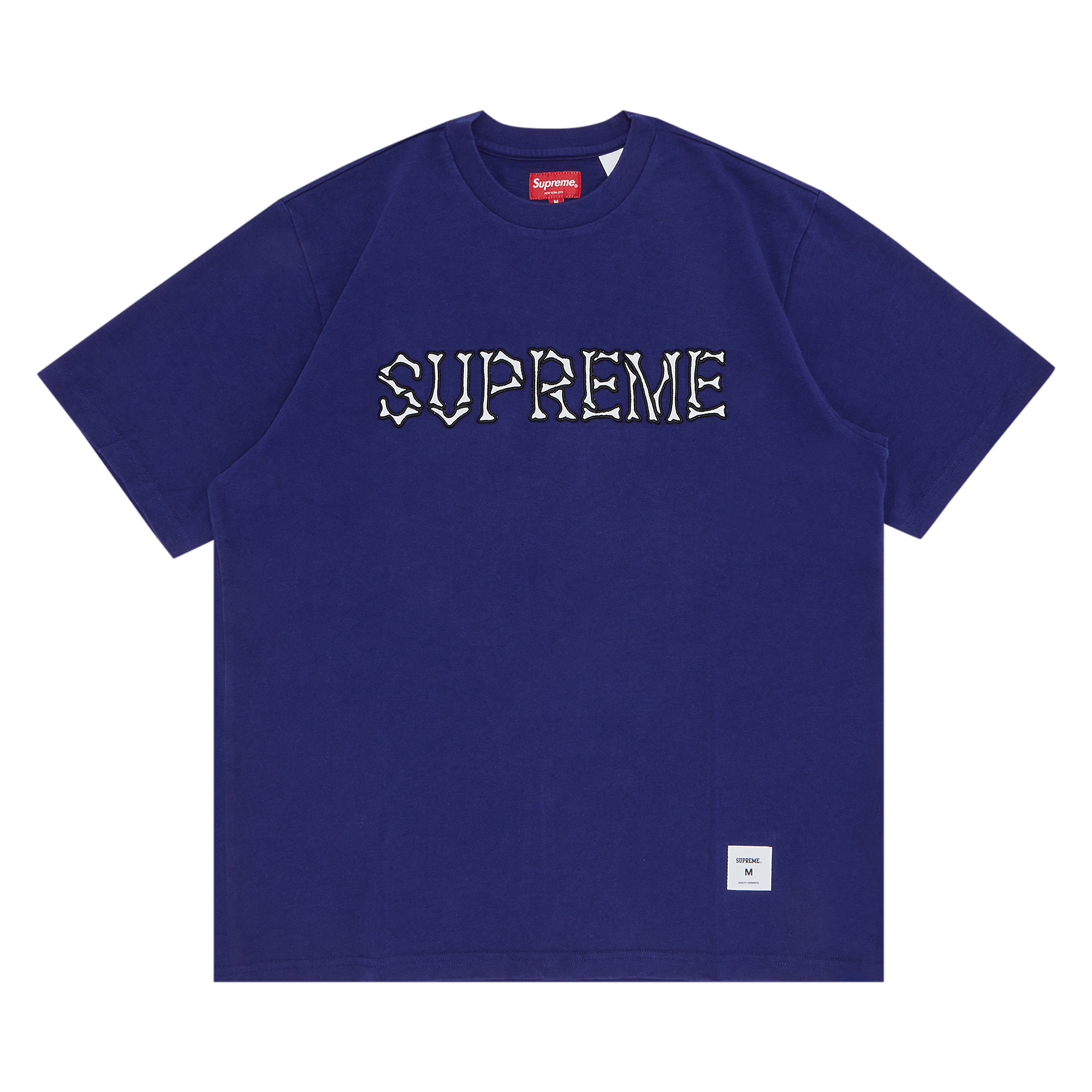 Pre-owned Supreme Bones Short-sleeve Top 'dark Royal' In Blue