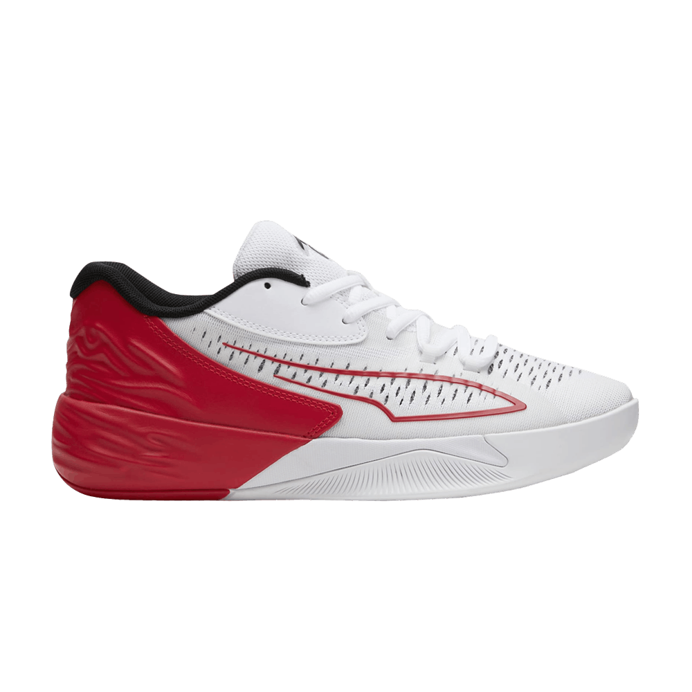 Pre-owned Puma Wmns Stewie 1 Team 'white Tango Red'