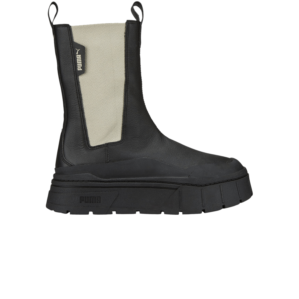 Pre-owned Puma Wmns Mayze Stack Chelsea Boot 'black'