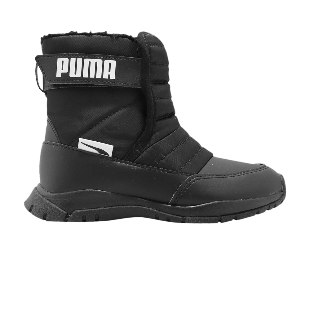 Pre-owned Puma Nieve Winter Boot Ac Little Kid 'black White'