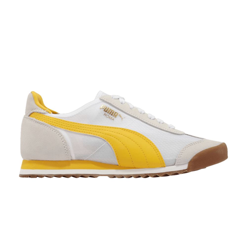 Pre-owned Puma Roma Og 'white Yellow Gold'