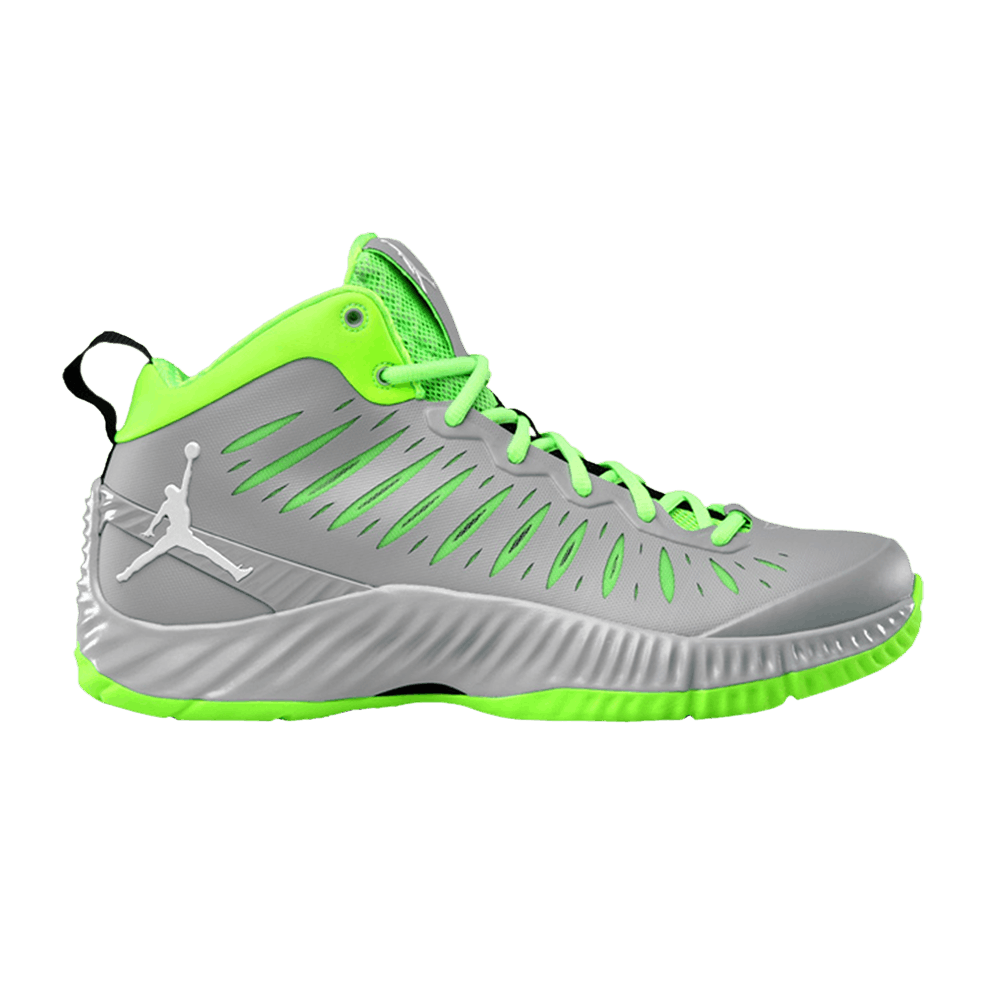 Air Jordan Super.Fly 'Wolf Grey Electric Green'