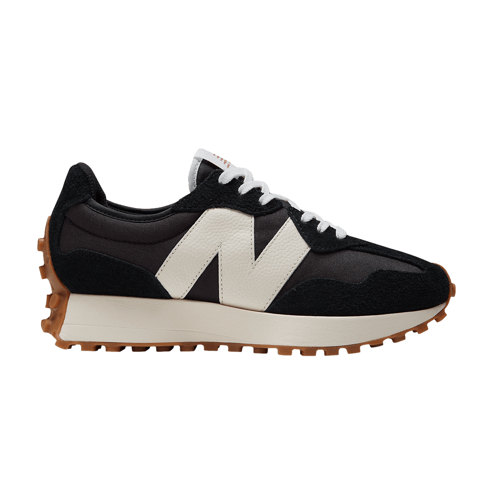 Pre-owned New Balance Wmns 327 'black White Gum'