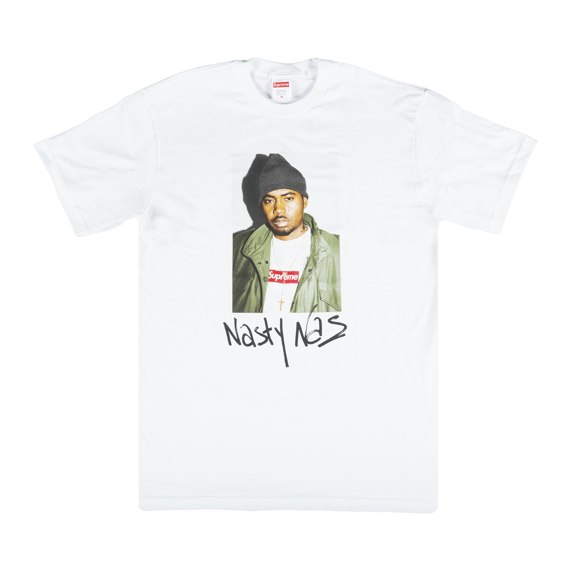 Supreme Nas T-Shirt 'White'