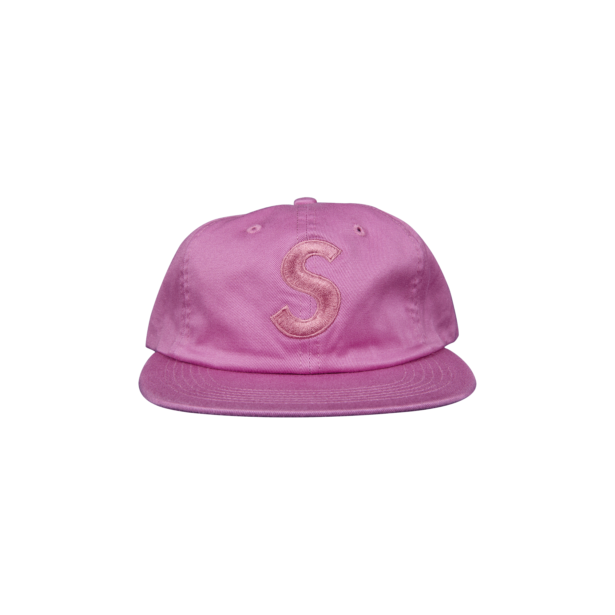 Supreme Tonal S Logo 6-Panel Hat 'Rose'