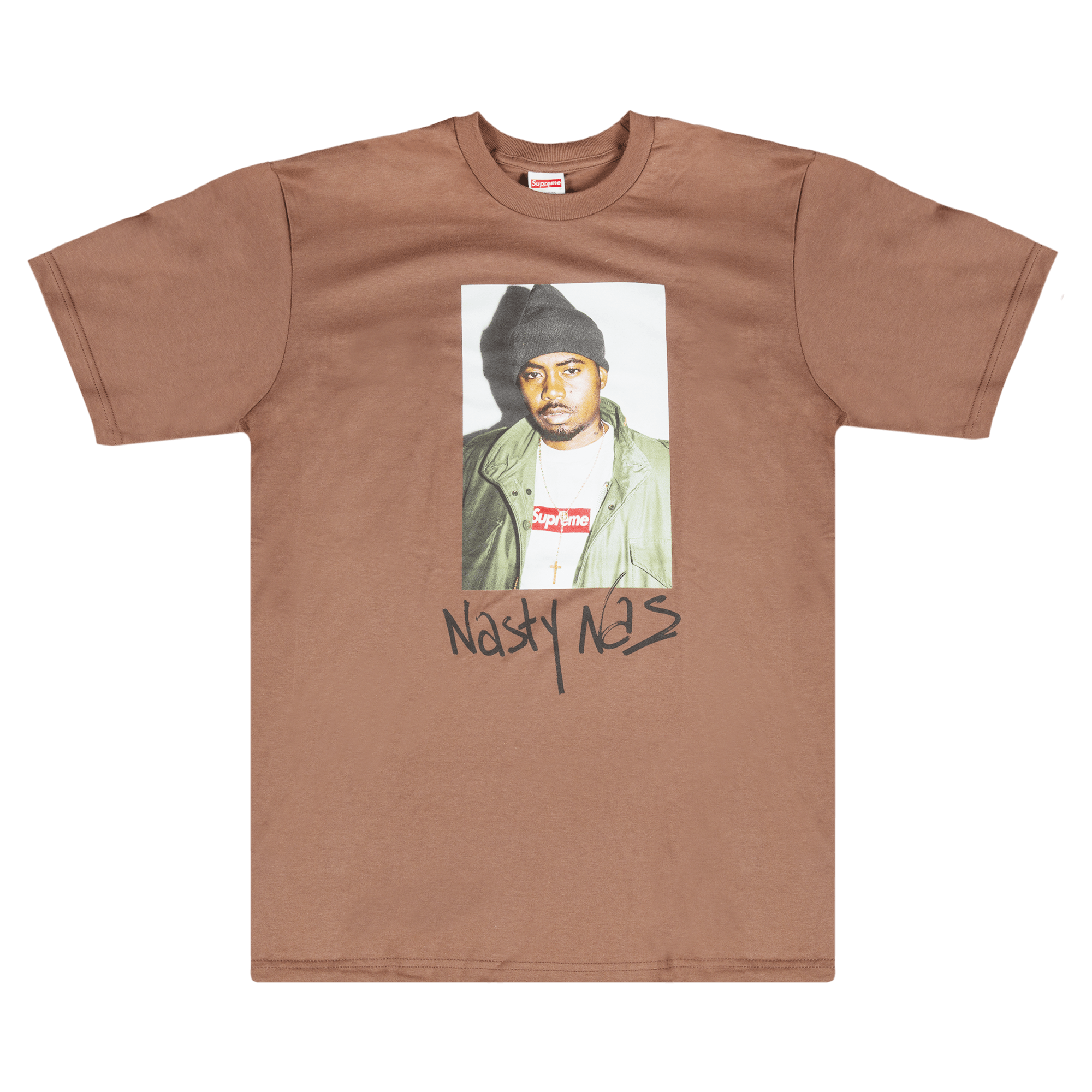 Supreme Nas T-Shirt 'Brown'