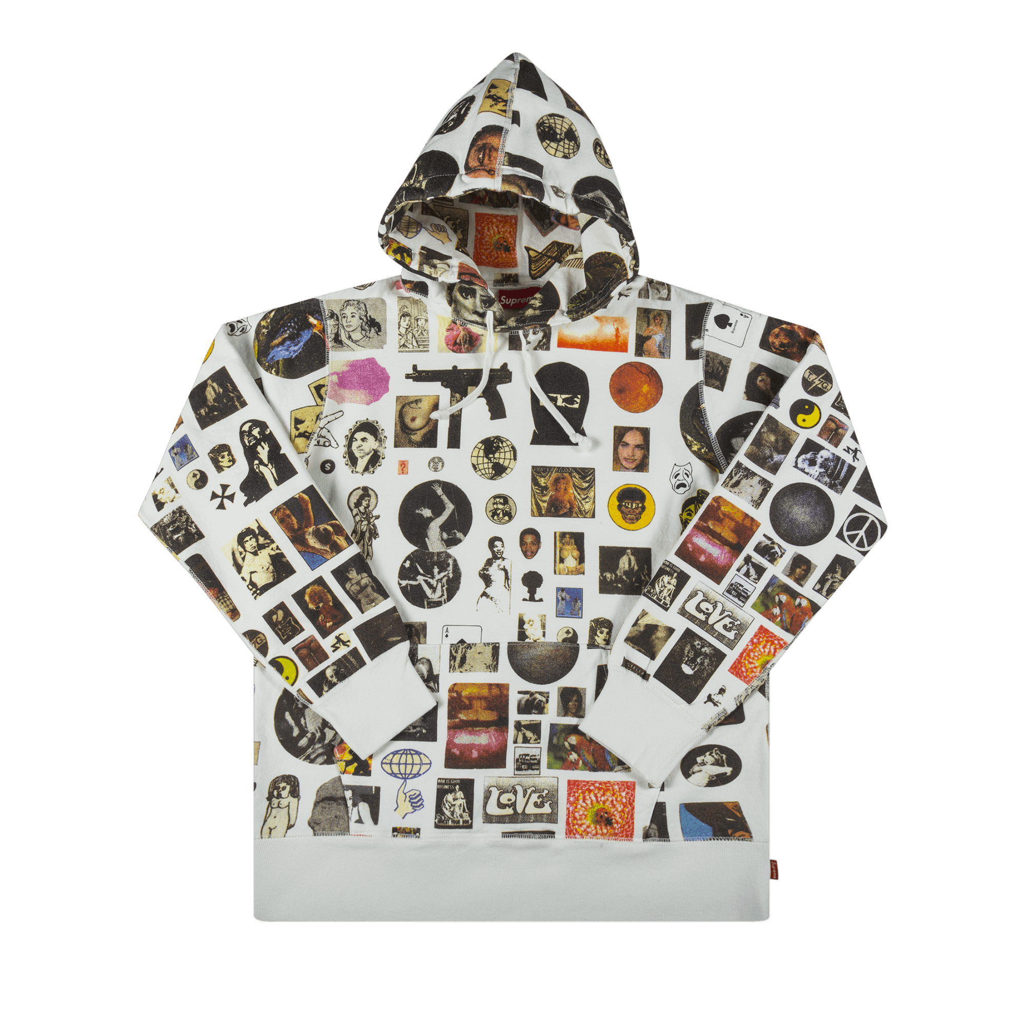 Supreme Thrills Hooded Sweatshirt 'White'