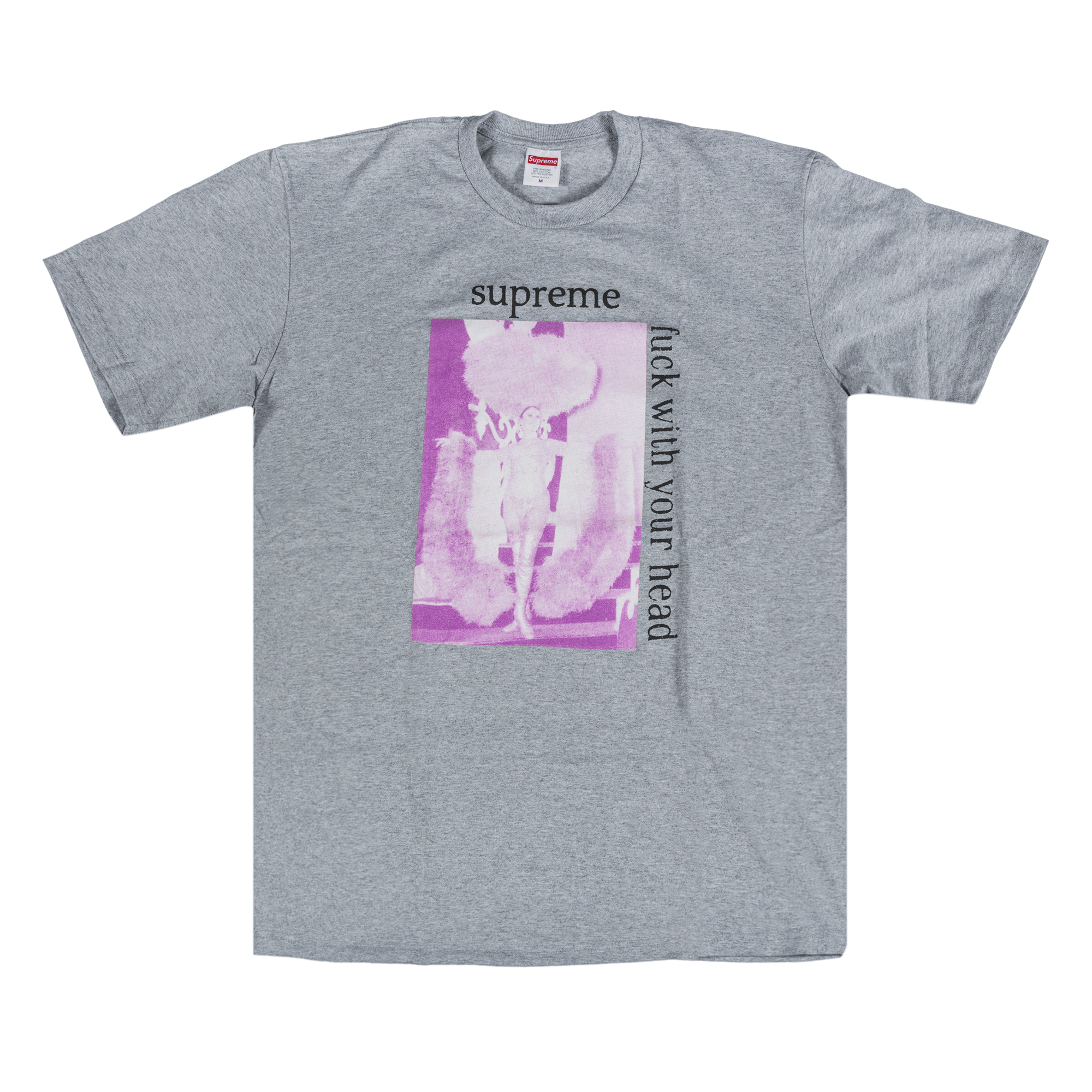 Supreme Fuck With Your Head T-Shirt 'Grey'