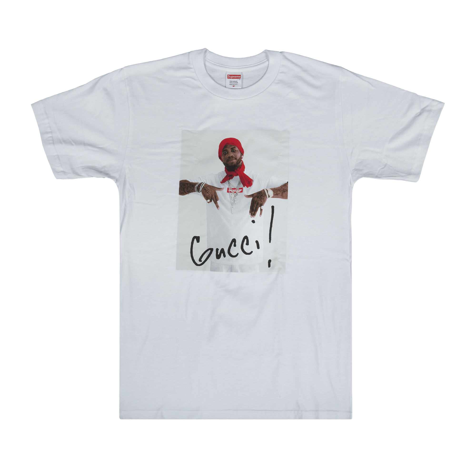 Supreme Gucci Mane T-Shirt 'White'