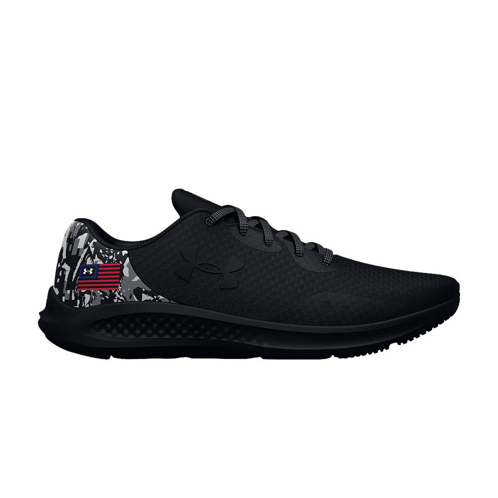 Pre-owned Under Armour Charged Pursuit 3 'usa - Black'