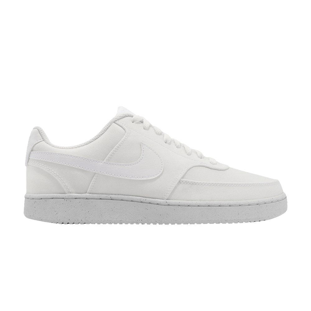 Pre-owned Nike Court Vision Low Canvas Next Nature 'triple White'