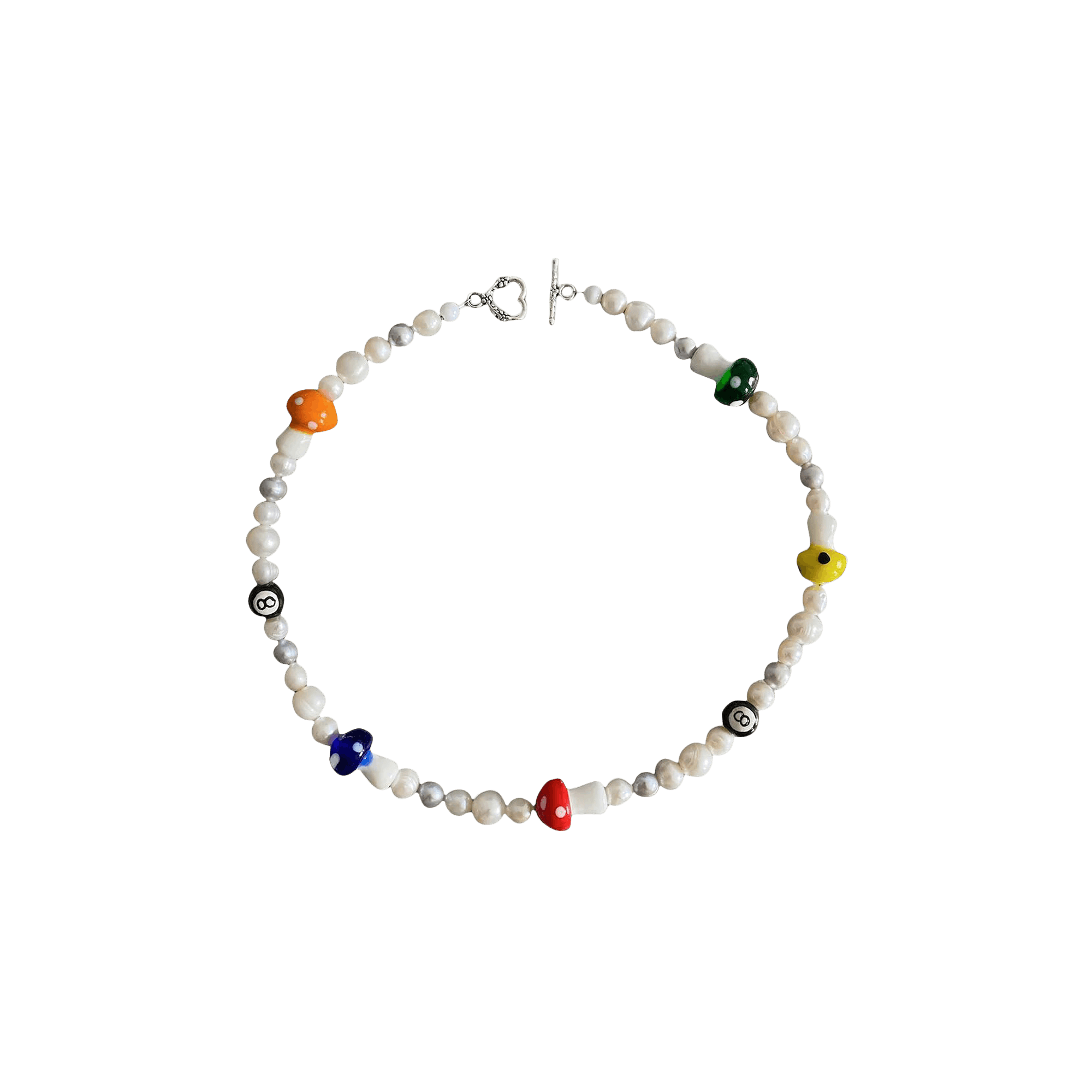 Pre-owned Ian Charms The Danili Necklace 'multicolor' In Multi-color