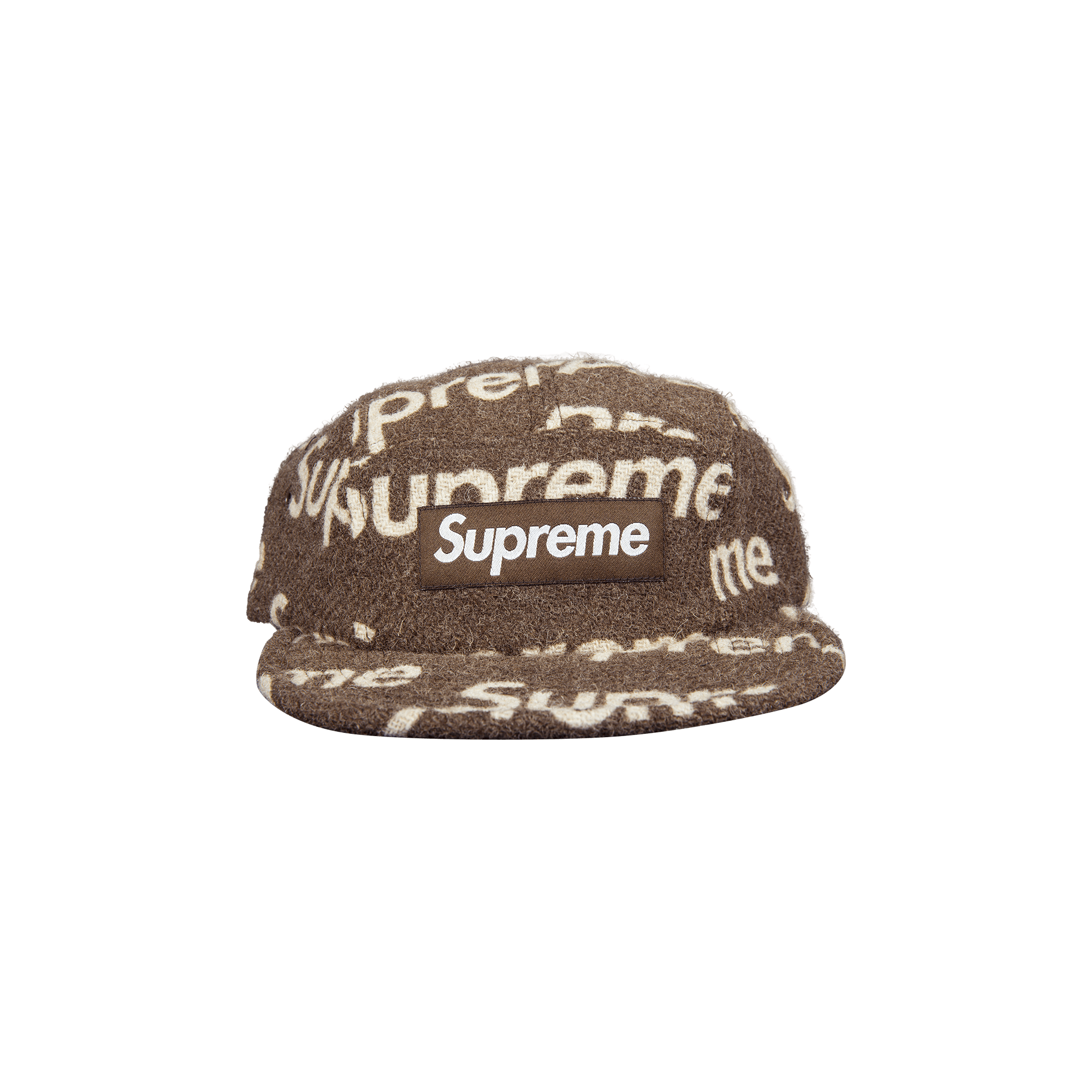 Supreme Harris Tweed Camp Cap 'Brown'