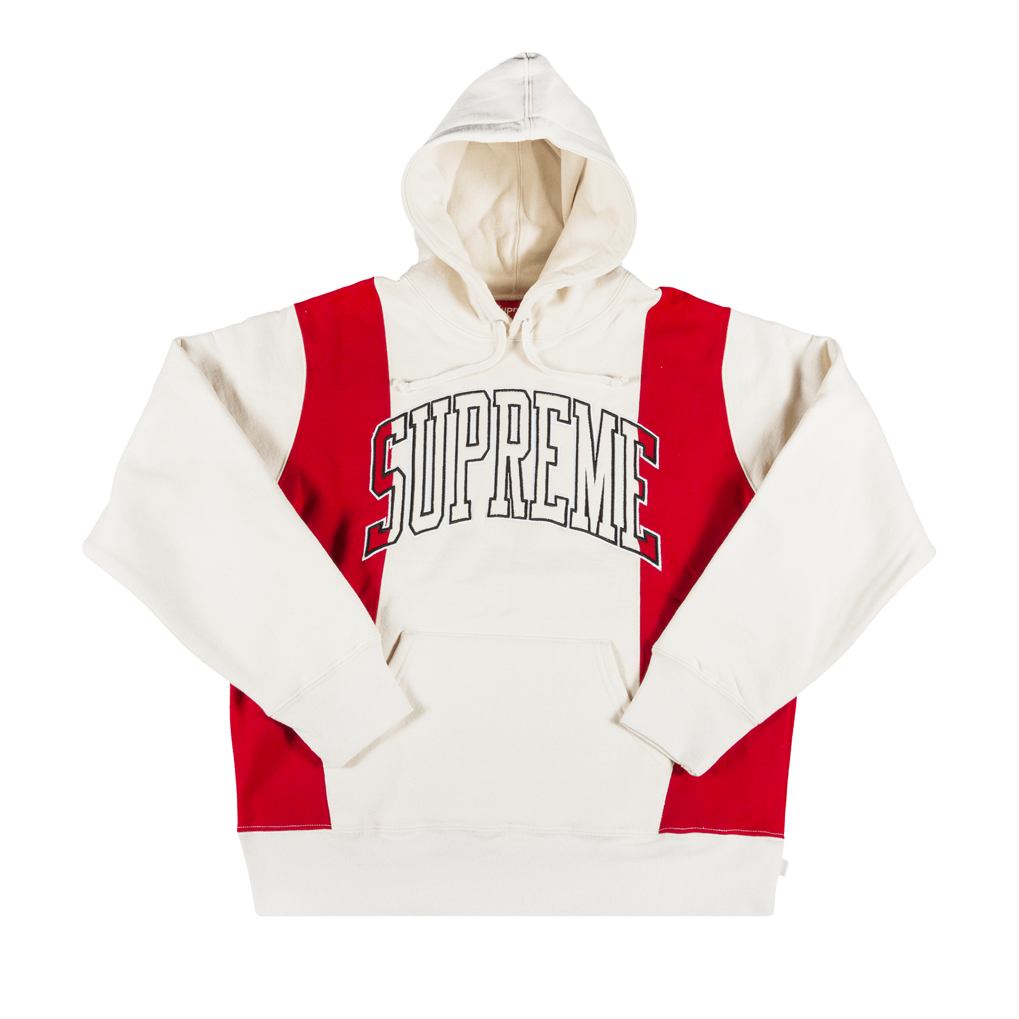 Supreme Paneled Arc Hooded Sweatshirt 'Natural'