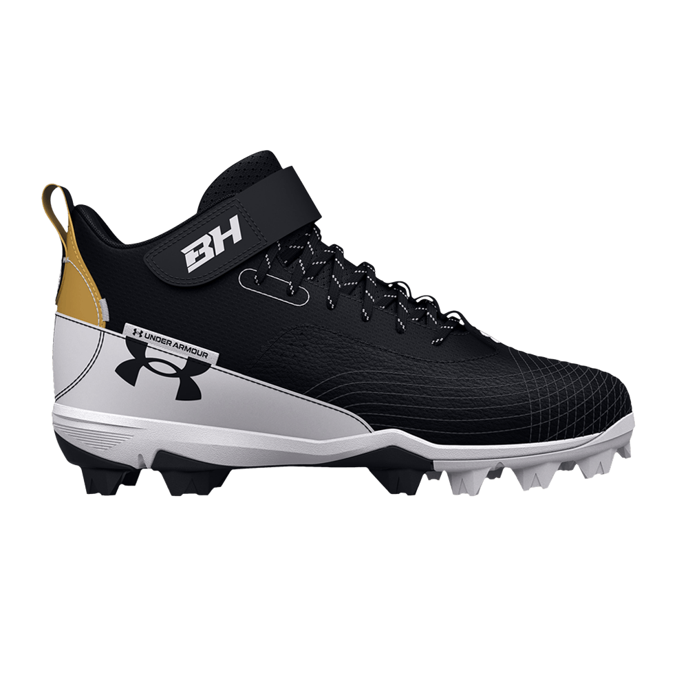 Pre-owned Under Armour Harper 7 Mid Rm 'black Gold'