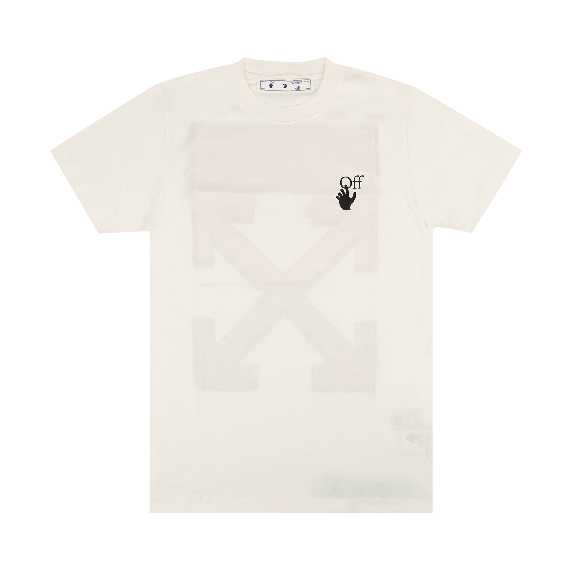 Off-White Marker Slim Tee 'White/Red'