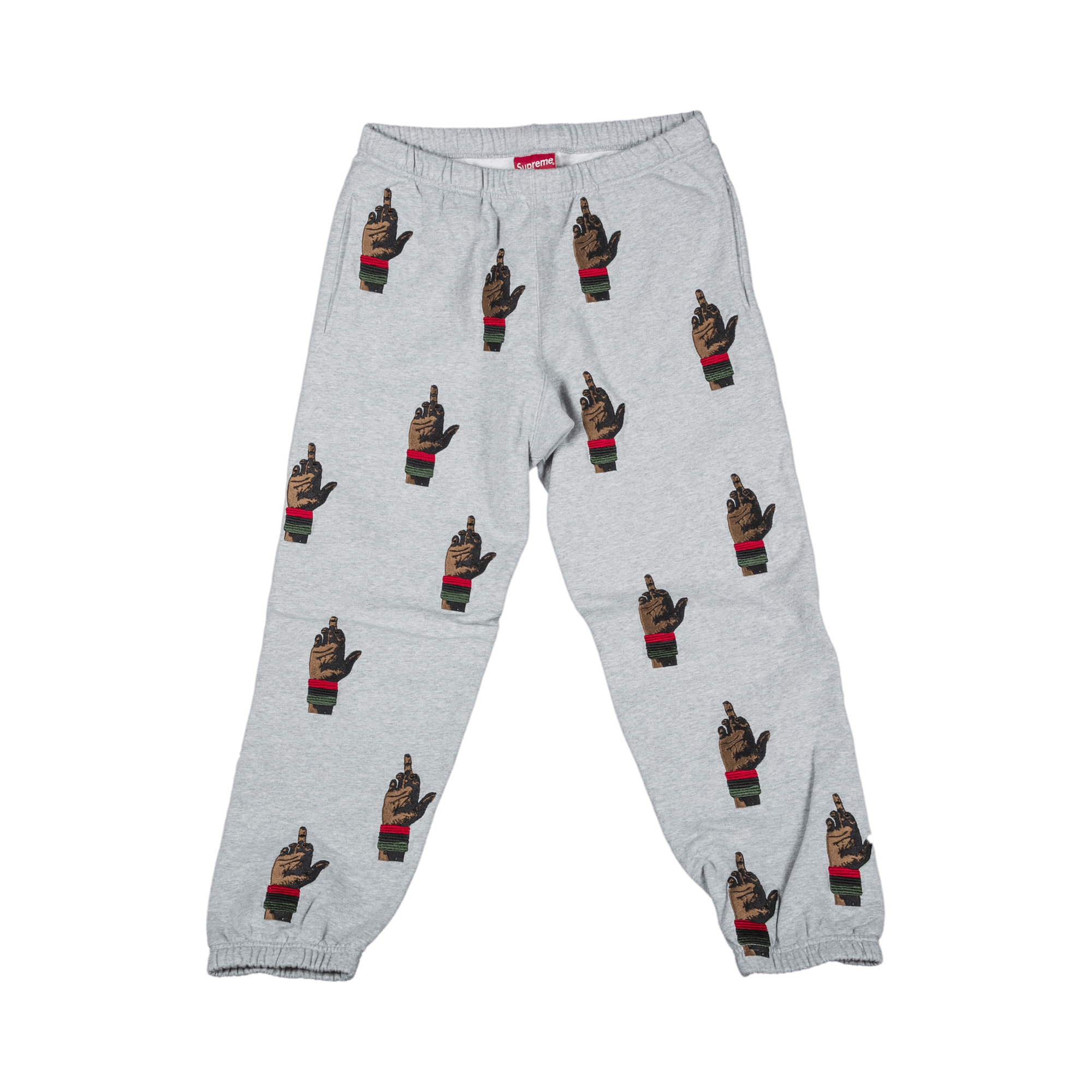 Supreme Dead Prez RBG Embroidered Sweatpant 'Grey'
