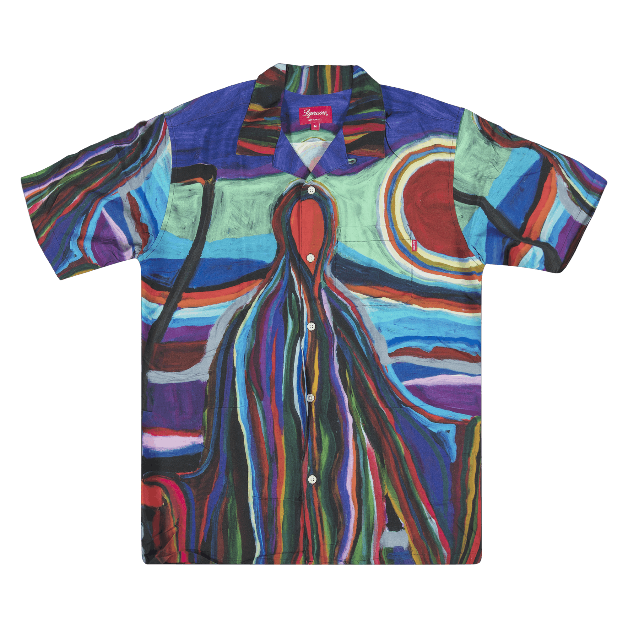 Supreme Reaper Rayon Short-Sleeve Shirt 'Blue'