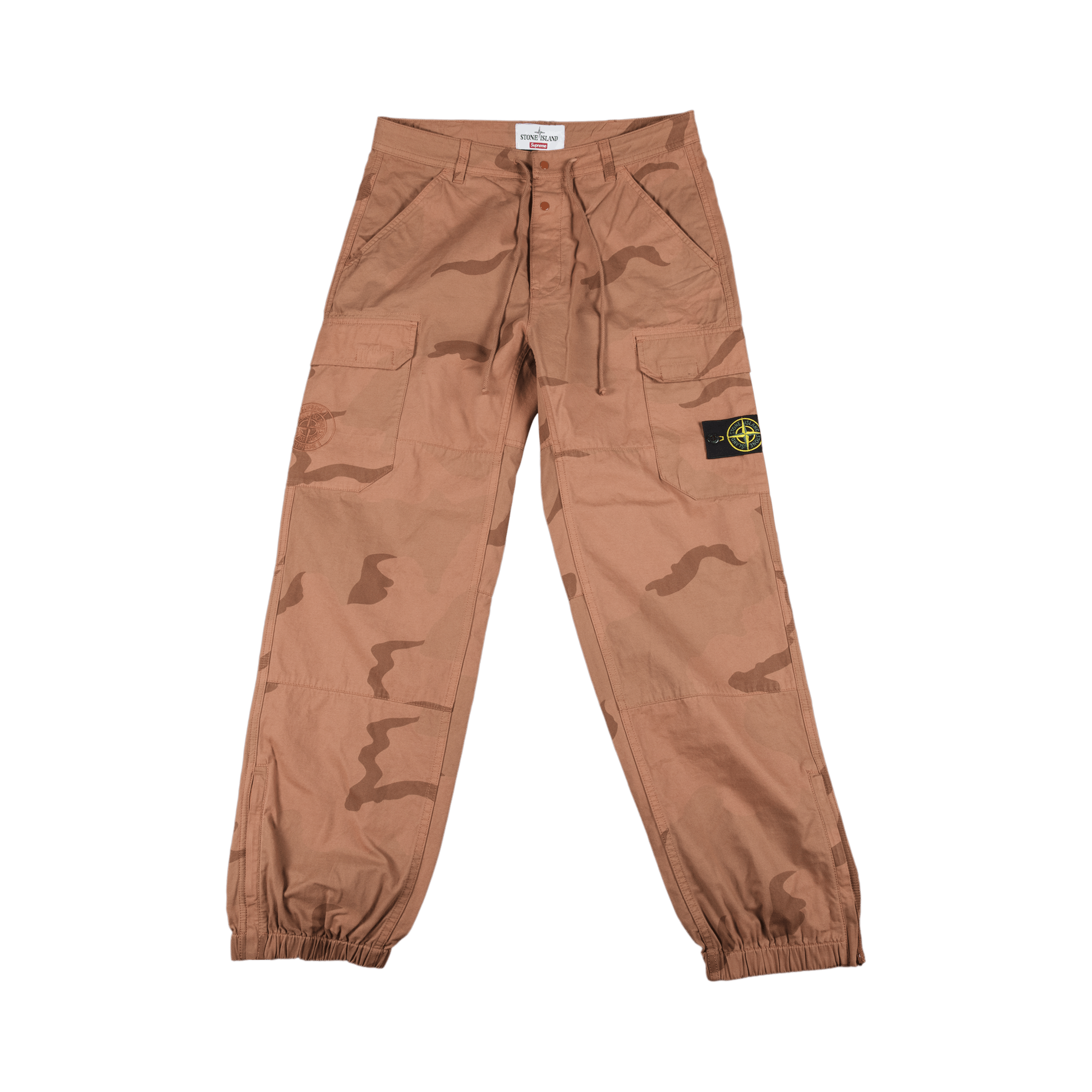 Supreme x Stone Island Camo Cargo Pant 'Coral'