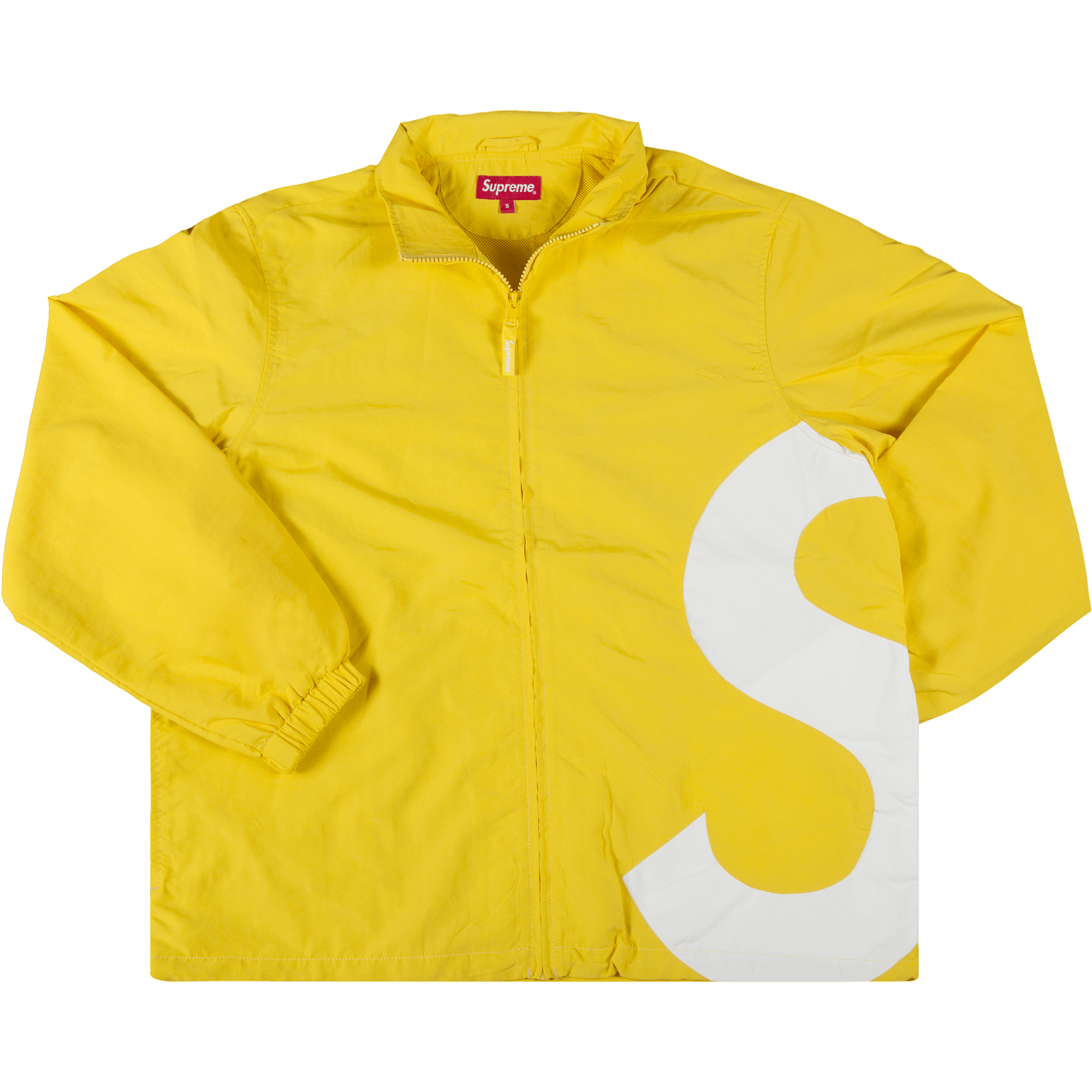 Supreme S Logo Track Jacket 'Yellow'