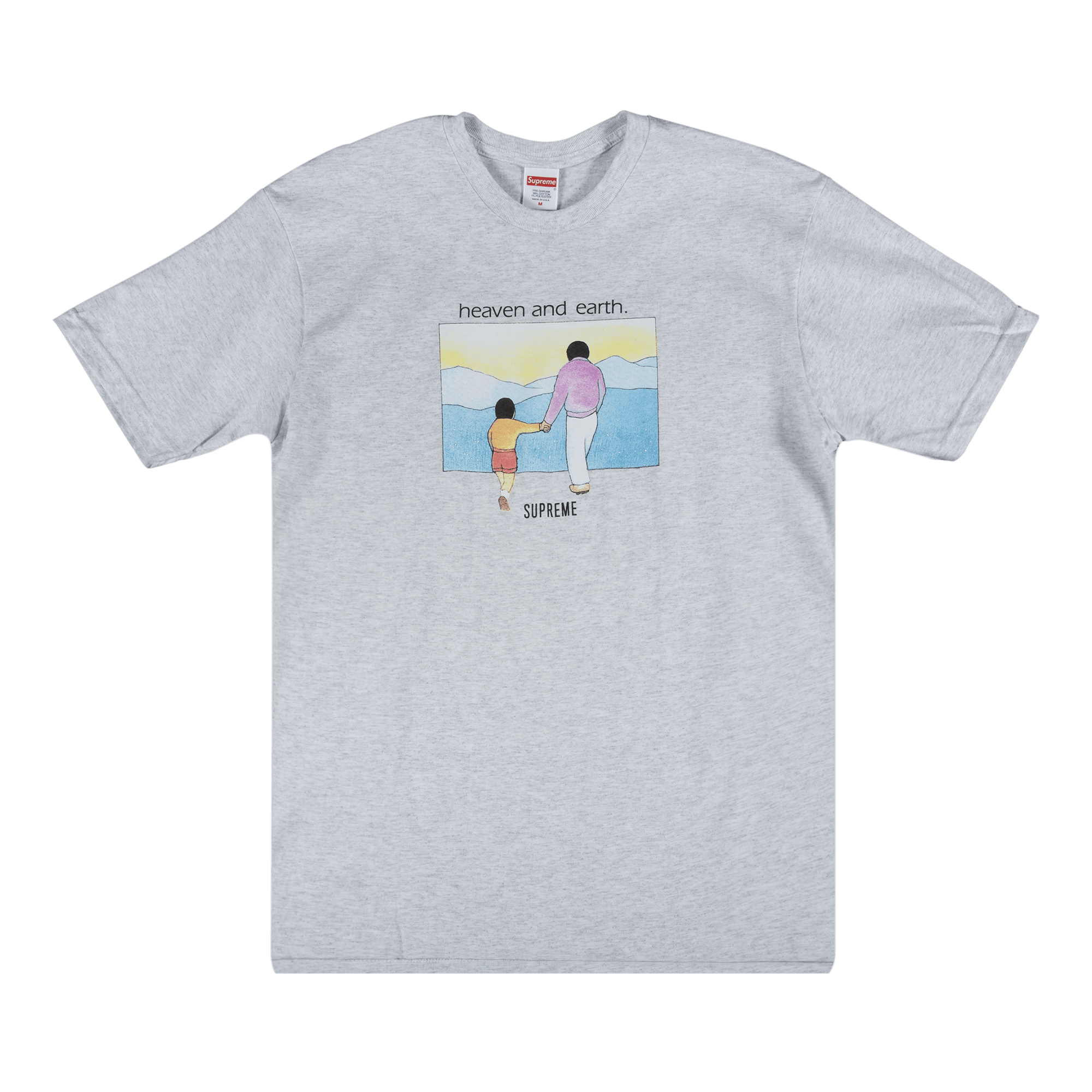 Supreme Heaven And Earth T-Shirt 'Ash Grey'