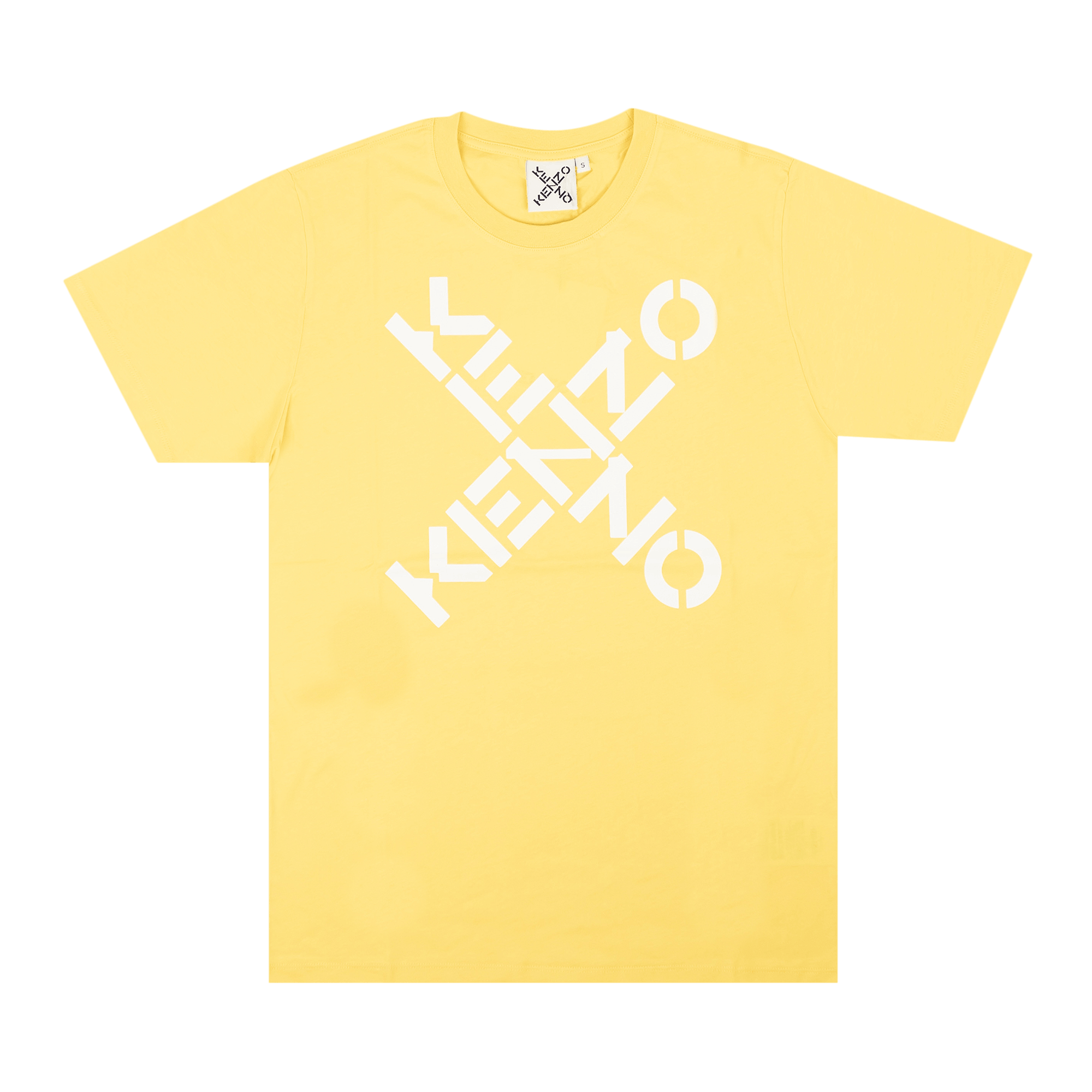 Pre-owned Kenzo Big X Short-sleeve T-shirt 'yellow'