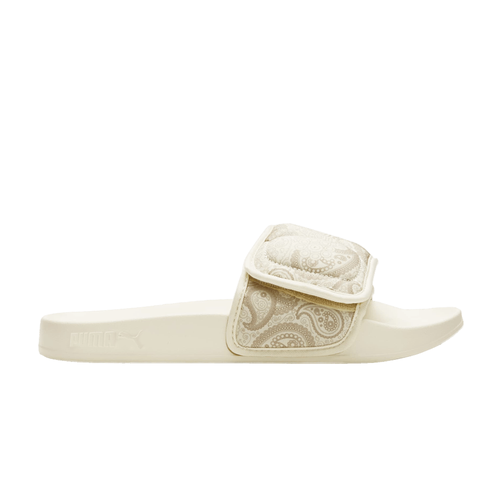 Pre-owned Puma Lauren London X Wmns Leadcat 2.0 Slide 'l.a. Love Story - Vanilla Ice' In Cream