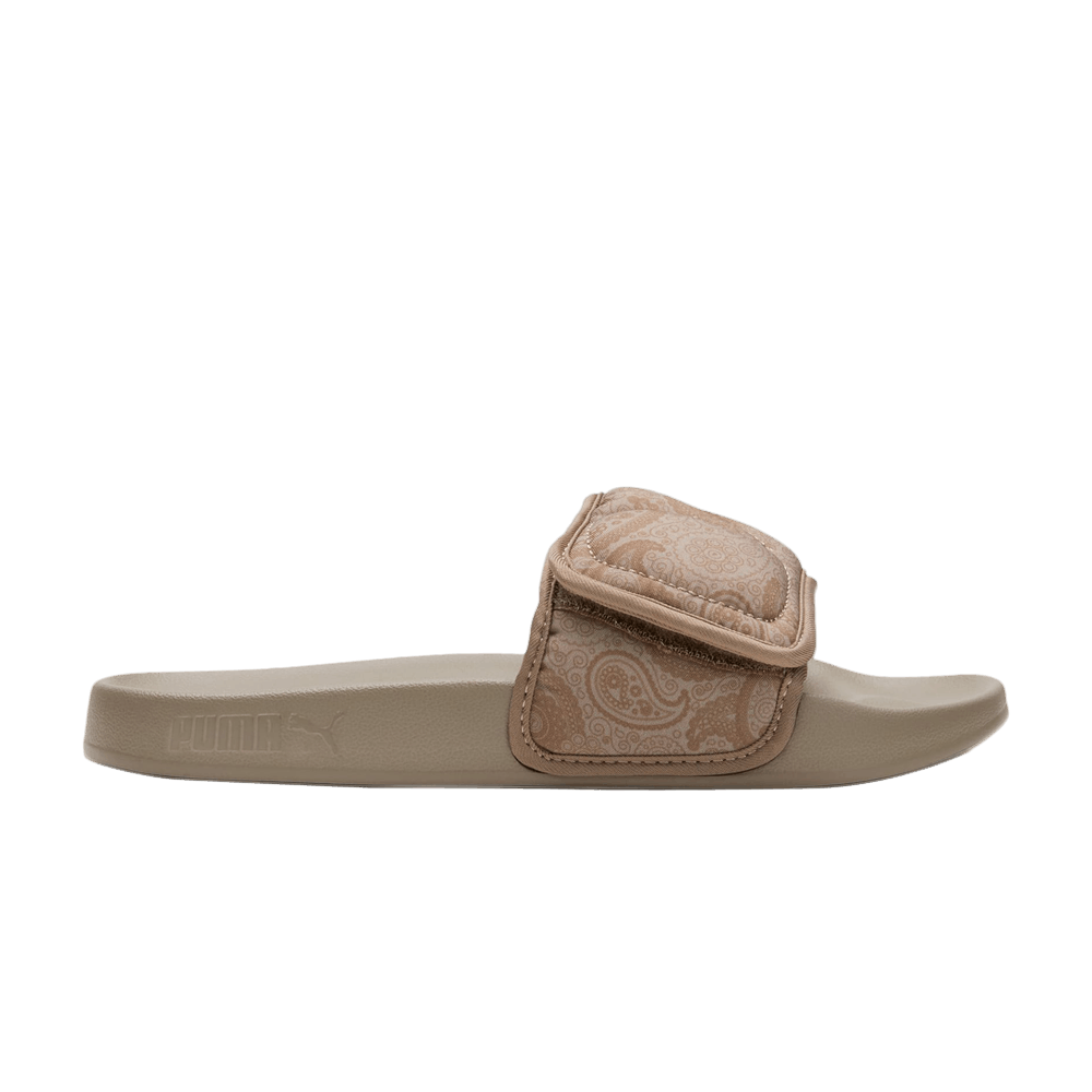 Pre-owned Puma Lauren London X Wmns Leadcat 2.0 Slide 'l.a. Love Story - Fungi' In Brown