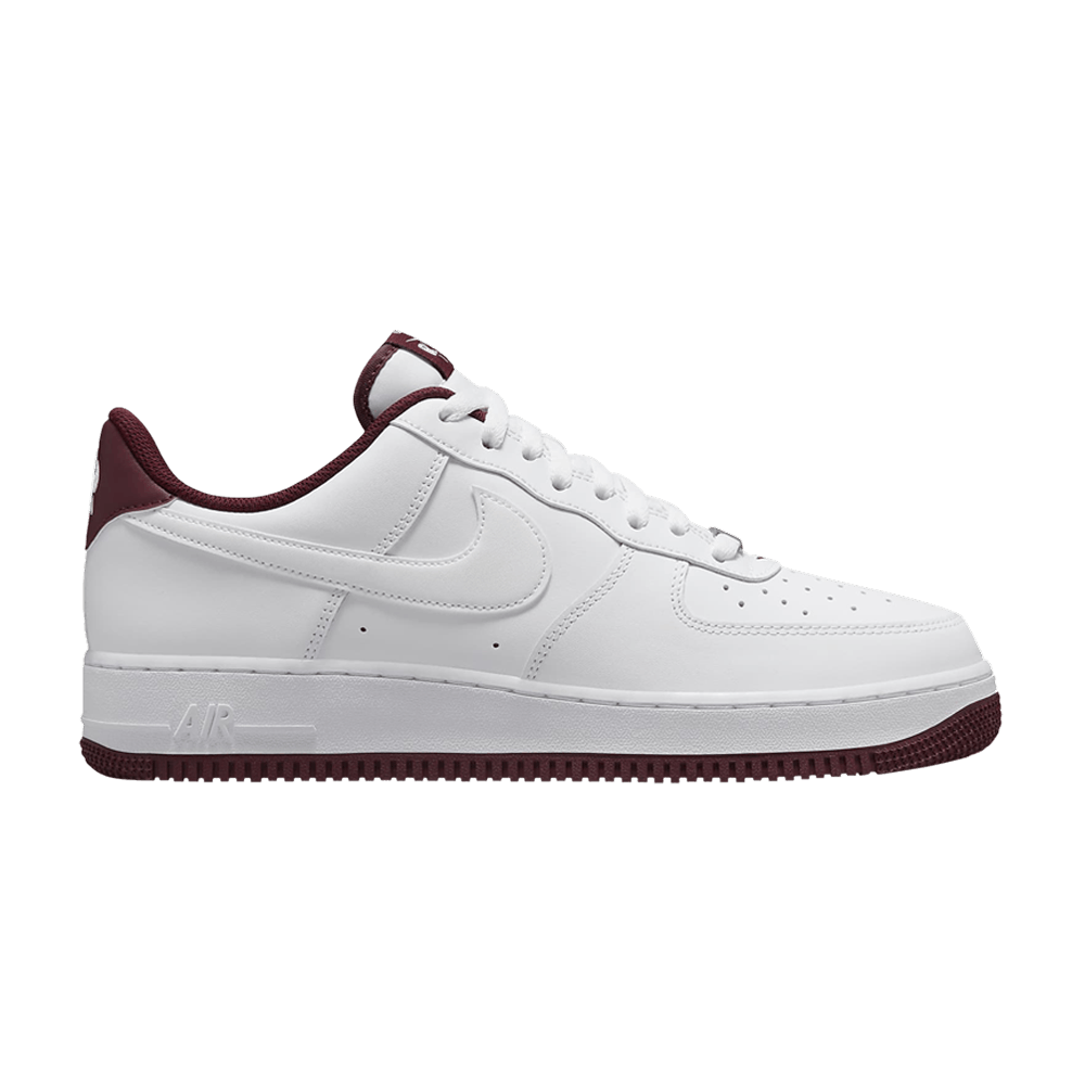 Pre-owned Nike Air Force 1 '07 'white Dark Beetroot'