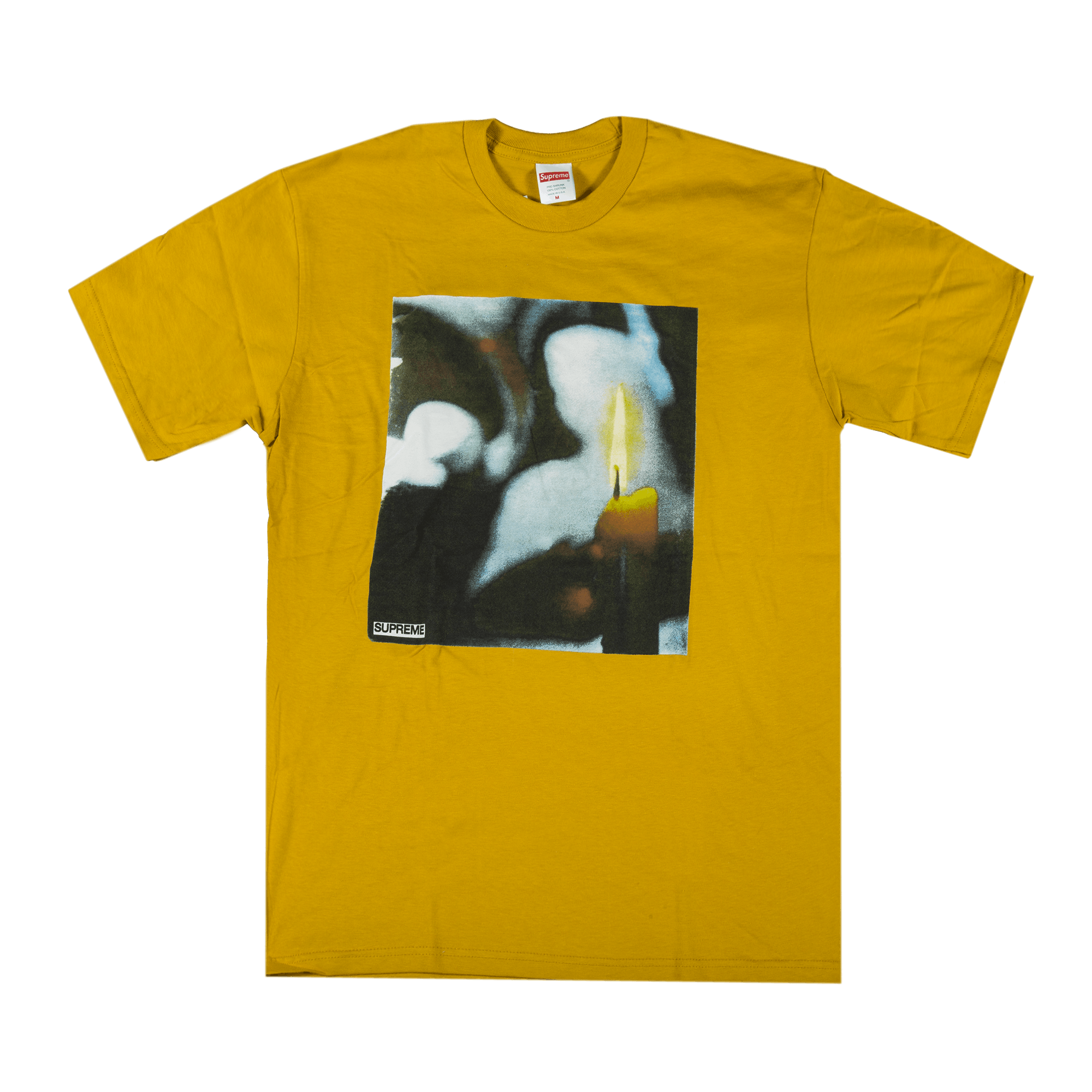 Supreme Candle T-Shirt 'Mustard'