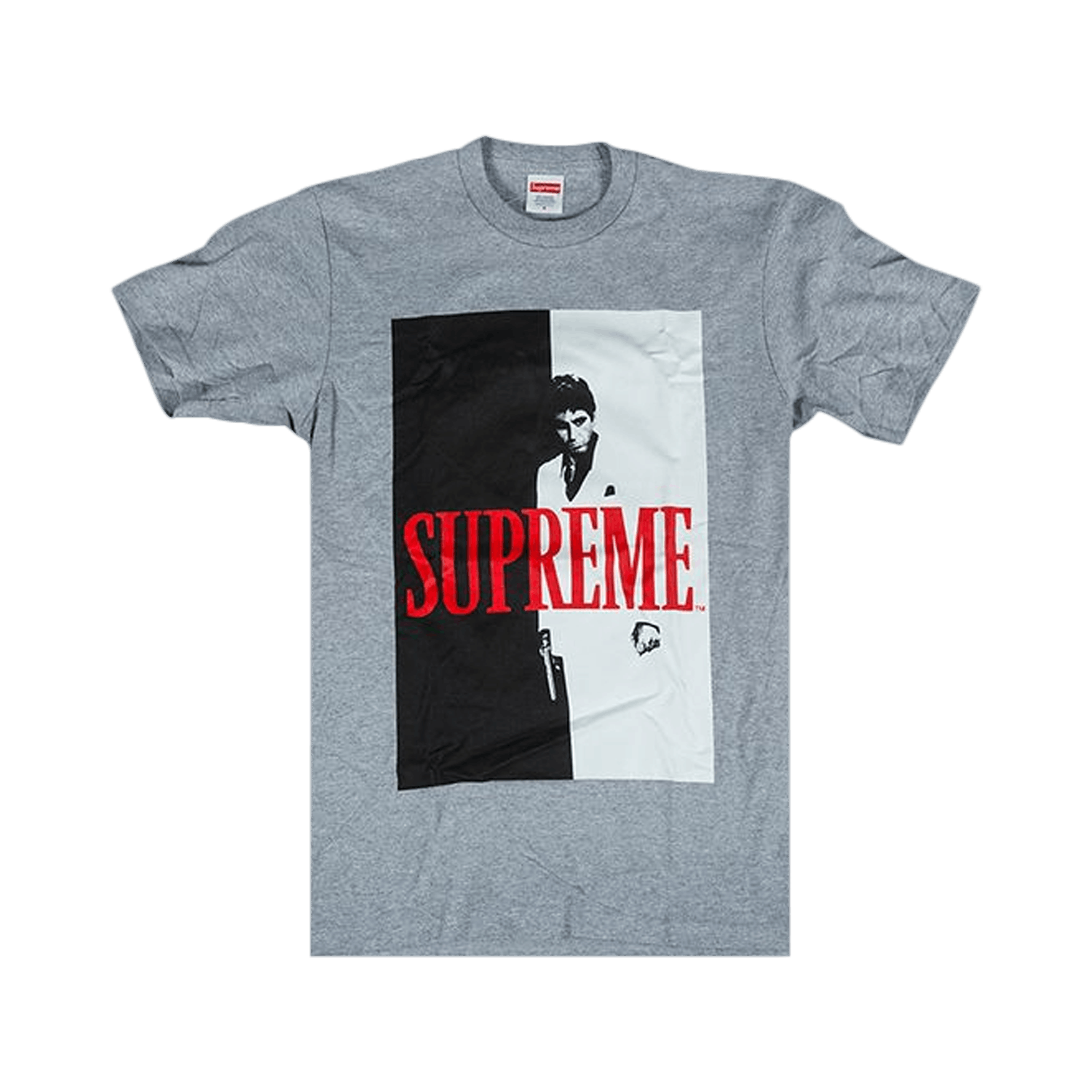 Supreme Scarface Split T-Shirt 'Grey'