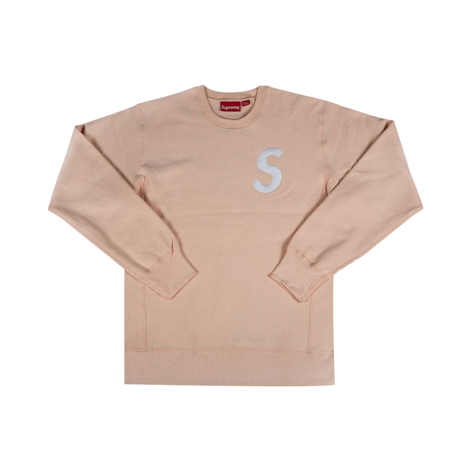 Supreme S Logo Crewneck 'Peach'