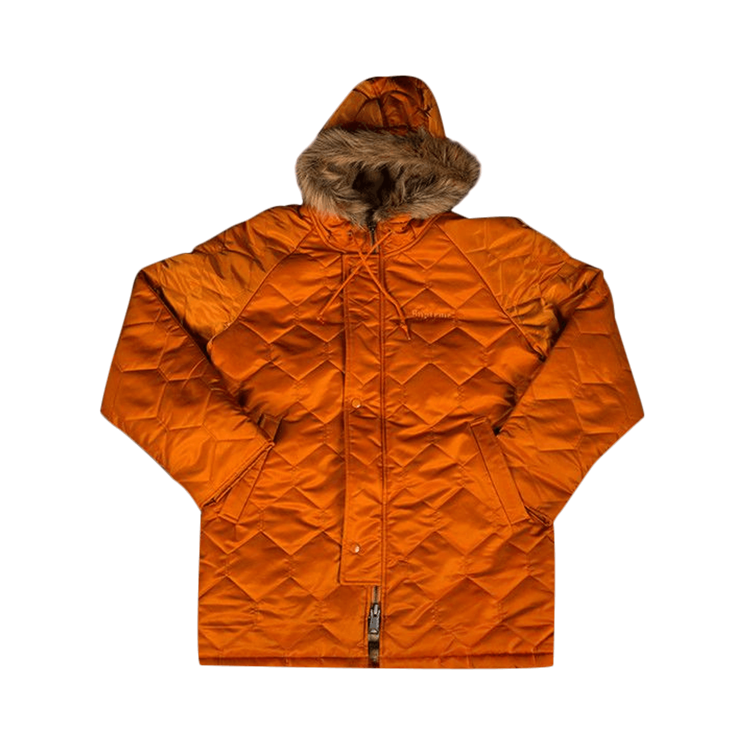 Supreme Quilted Flight Satin Parka 'Orange'
