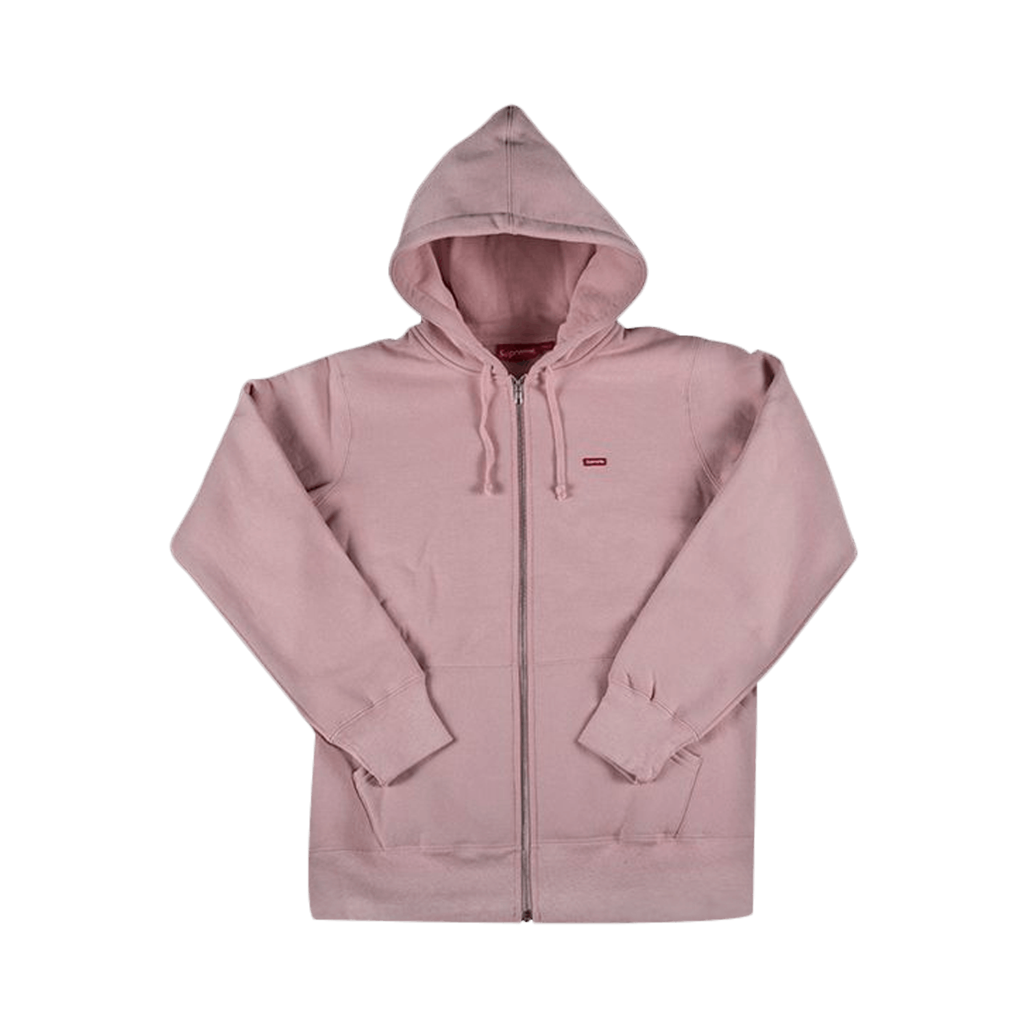 Supreme Small Box Zip Up Sweatshirt 'Pale Pink'