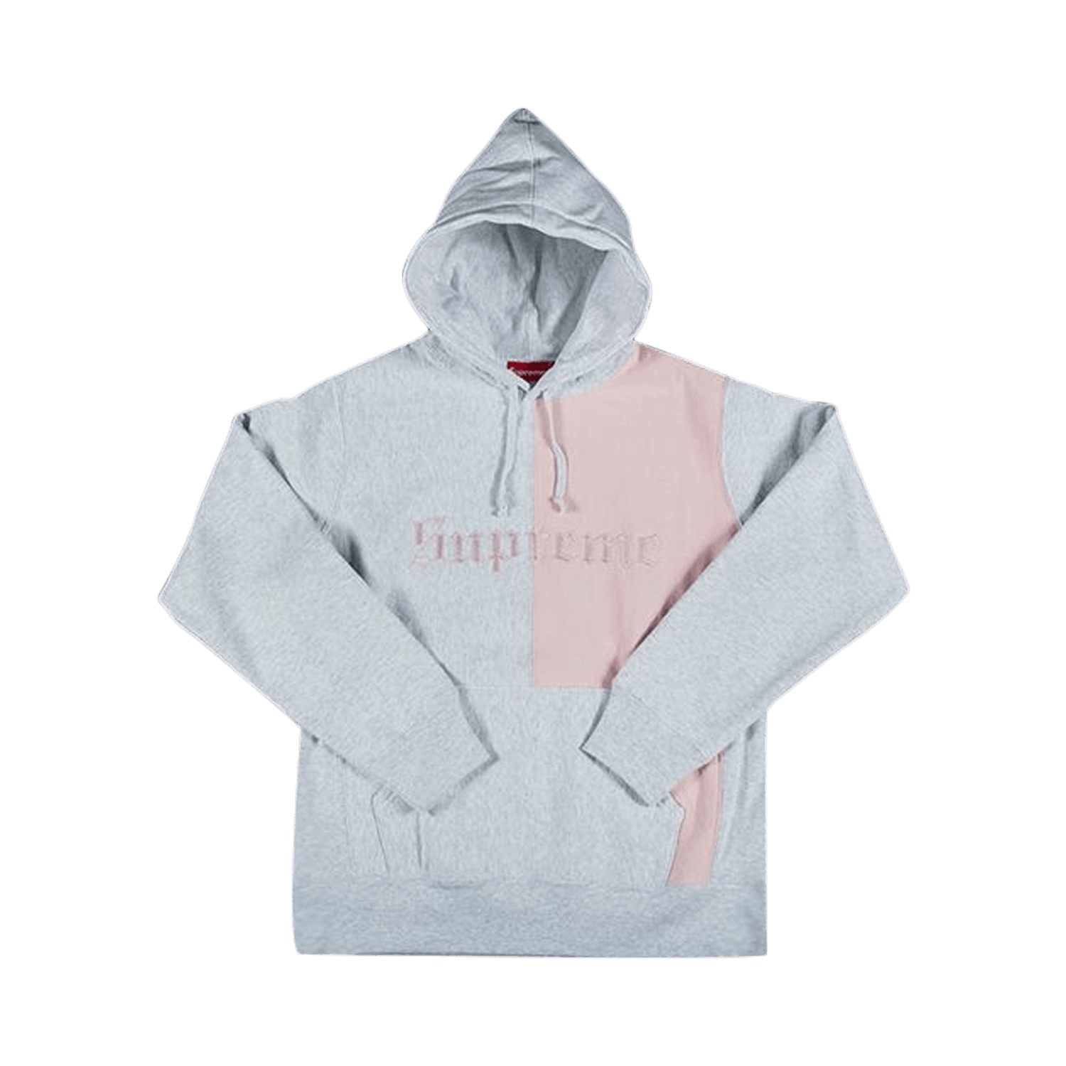 Supreme Old English Hooded Sweatshirt 'Ash Grey'