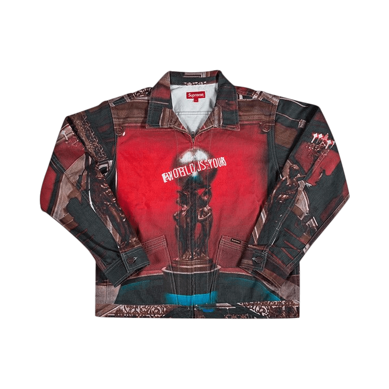 Supreme Scarface The World Is Yours Denim Jacket 'Multi'
