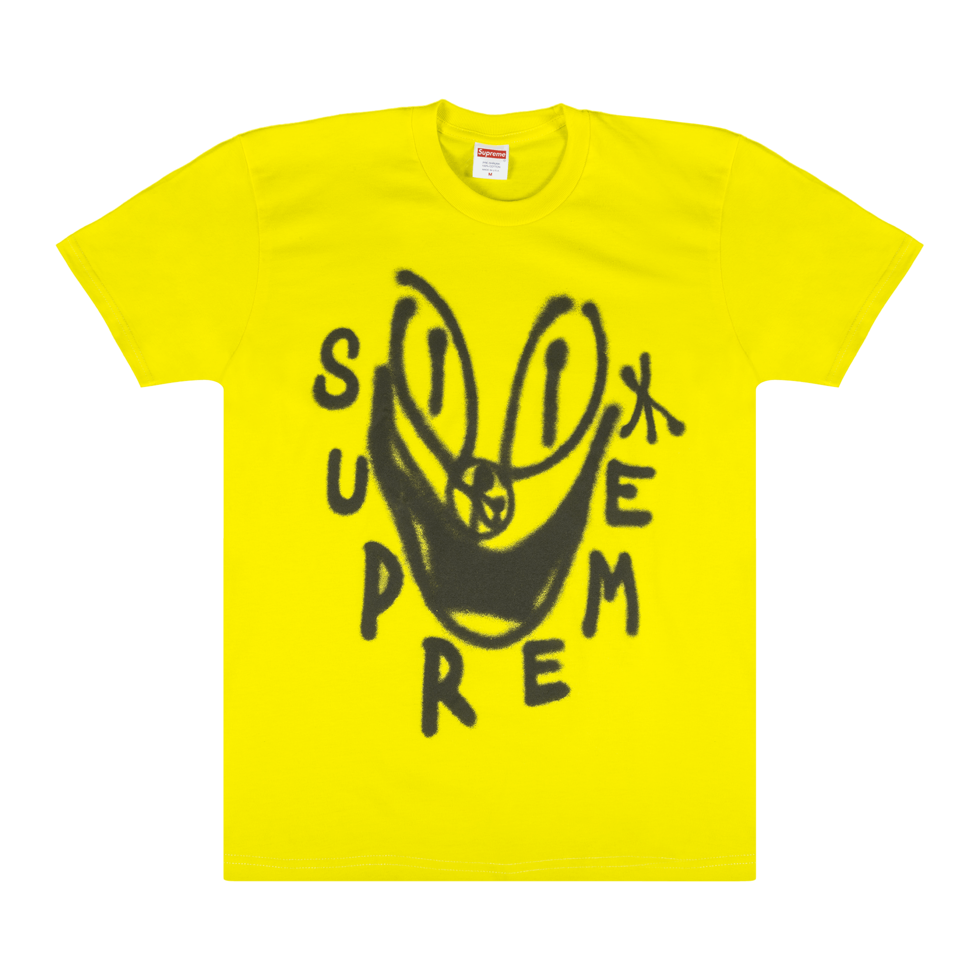 Supreme Smile T-Shirt 'Yellow'
