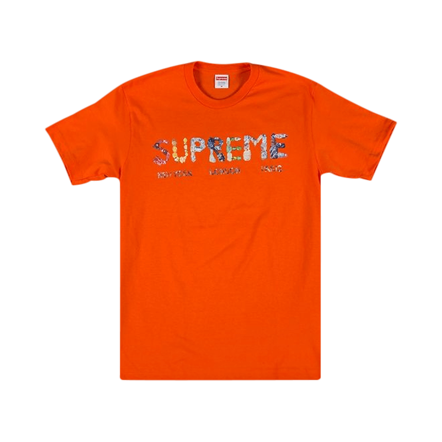 Supreme Crystals T-Shirt 'Orange'
