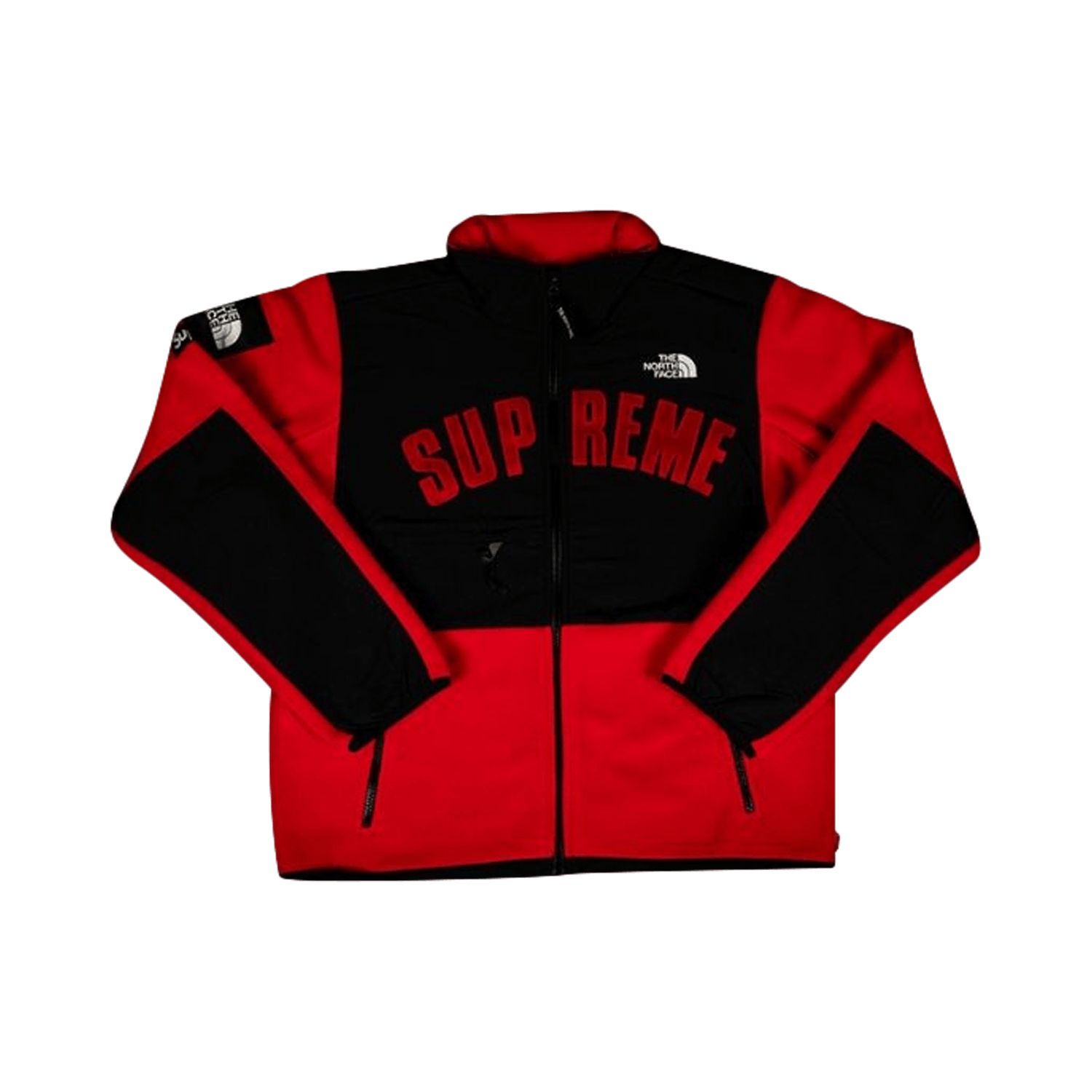 Supreme x The North Face Arc Logo Denali Fleece Jacket 'Red'
