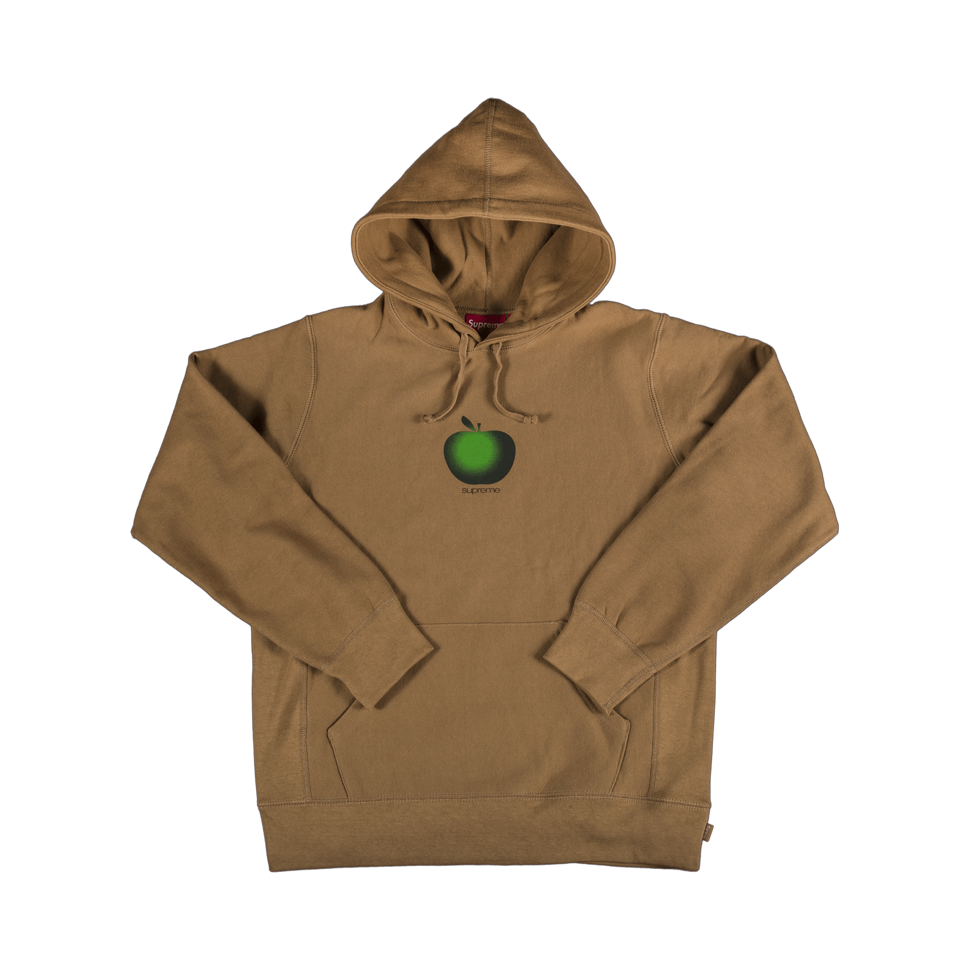 Supreme Apple Hooded Sweatshirt 'Brown'