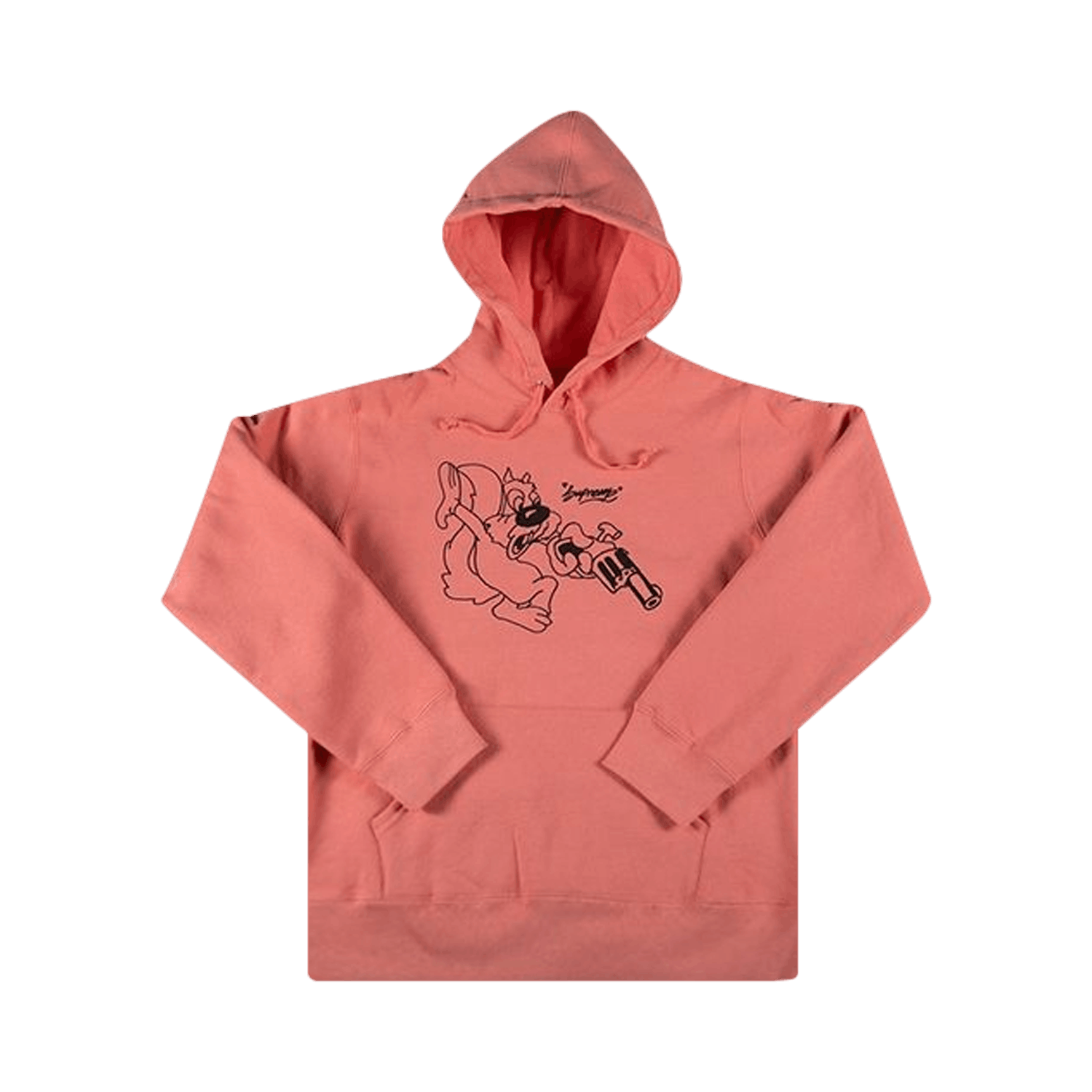 Supreme Lee Hooded Sweatshirt 'Coral'