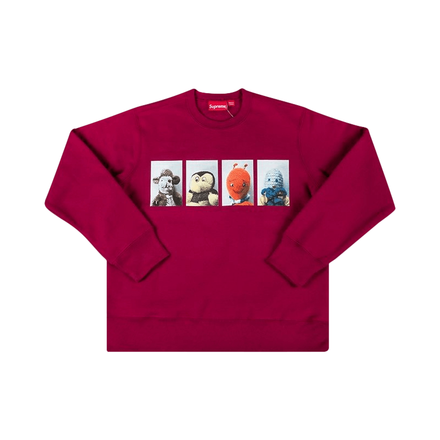 Supreme Mike Kelley Ahh...Youth! Crewneck Sweatshirt 'Magenta'