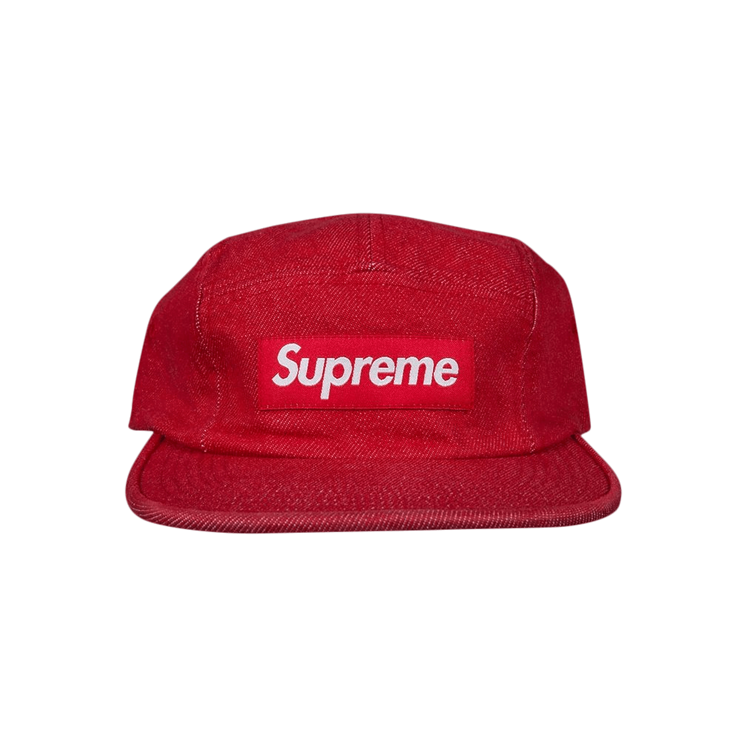 Supreme Denim Camp Cap 'Red'